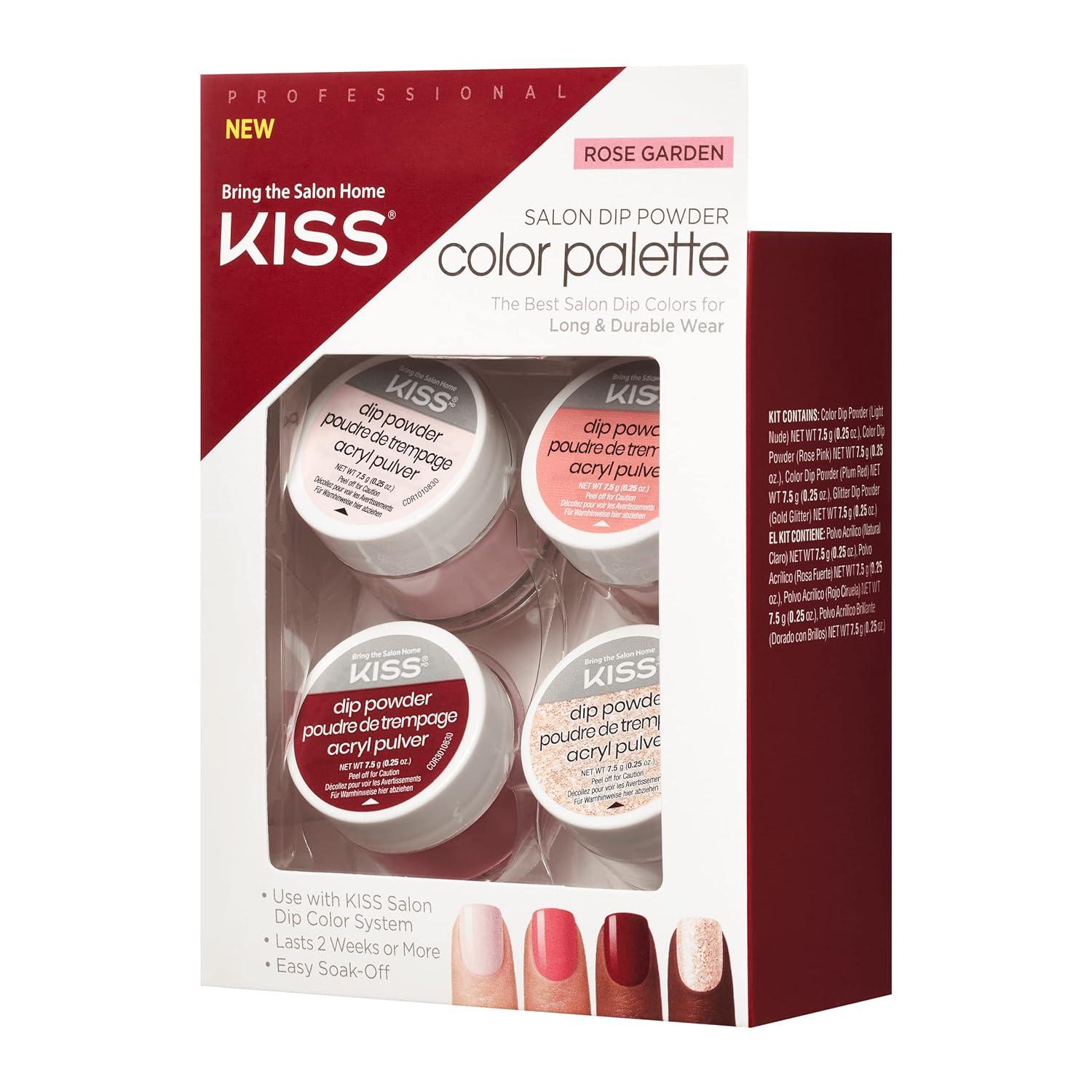 KISS Salon Dip Powder Nail Kit Color System Professional DIY