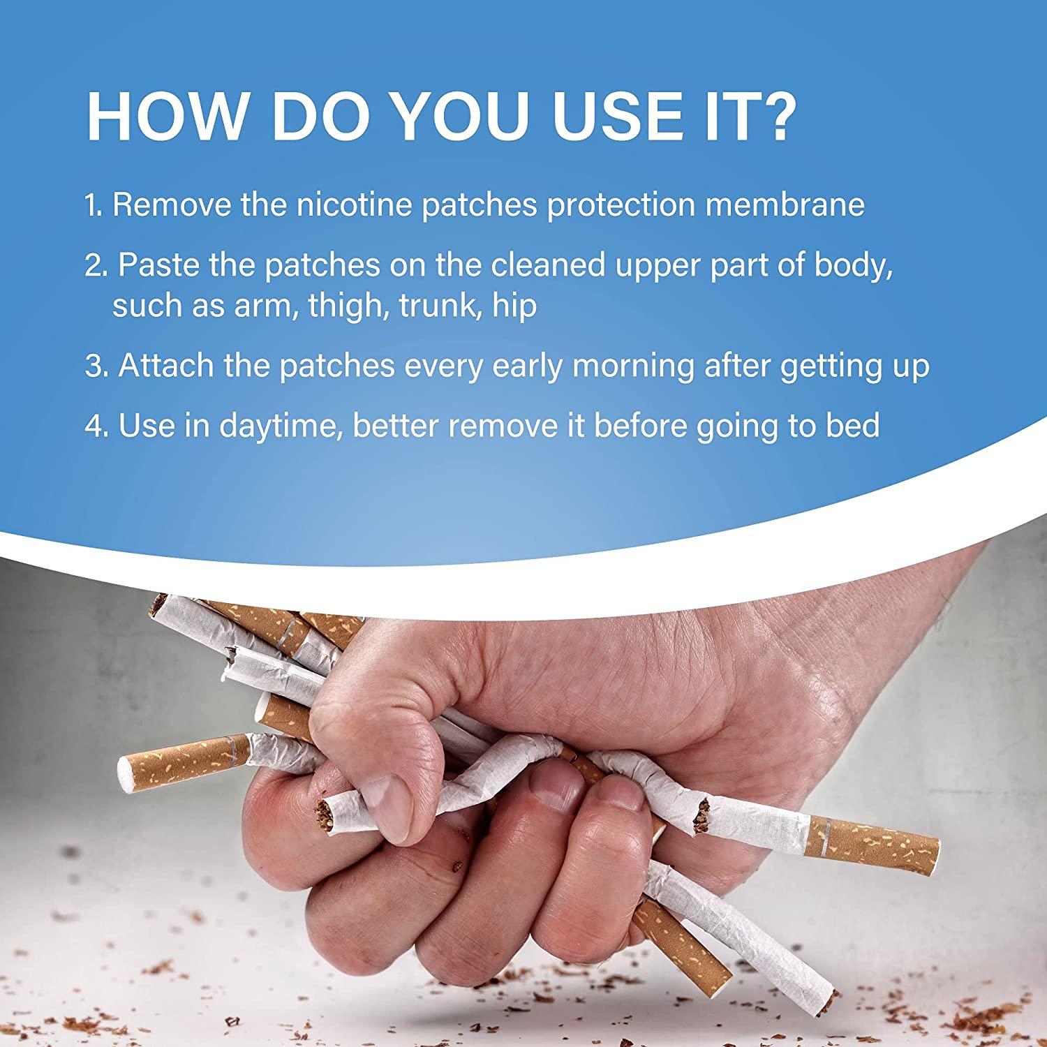 aids to stop smoking cigarettes Aroamas Nicotine Patches - 24 Hour Quit Smoking Aid (2 Pack) | Buy Now with  Express International Delivery