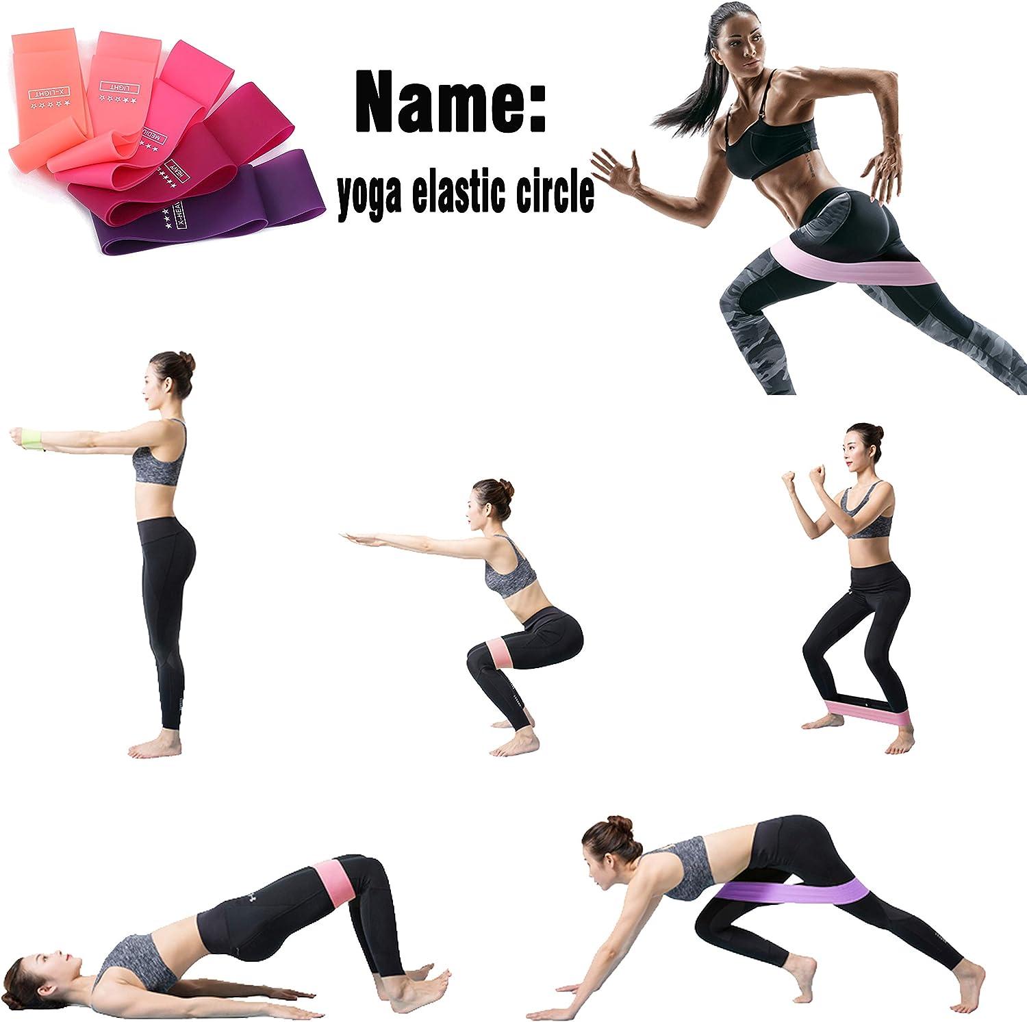 4PCS Yoga Equipment Set Yoga Wheel Cotton Stretching Strap Stability EVA  Blocks Yoga Pilates Meditation Exercise Set 