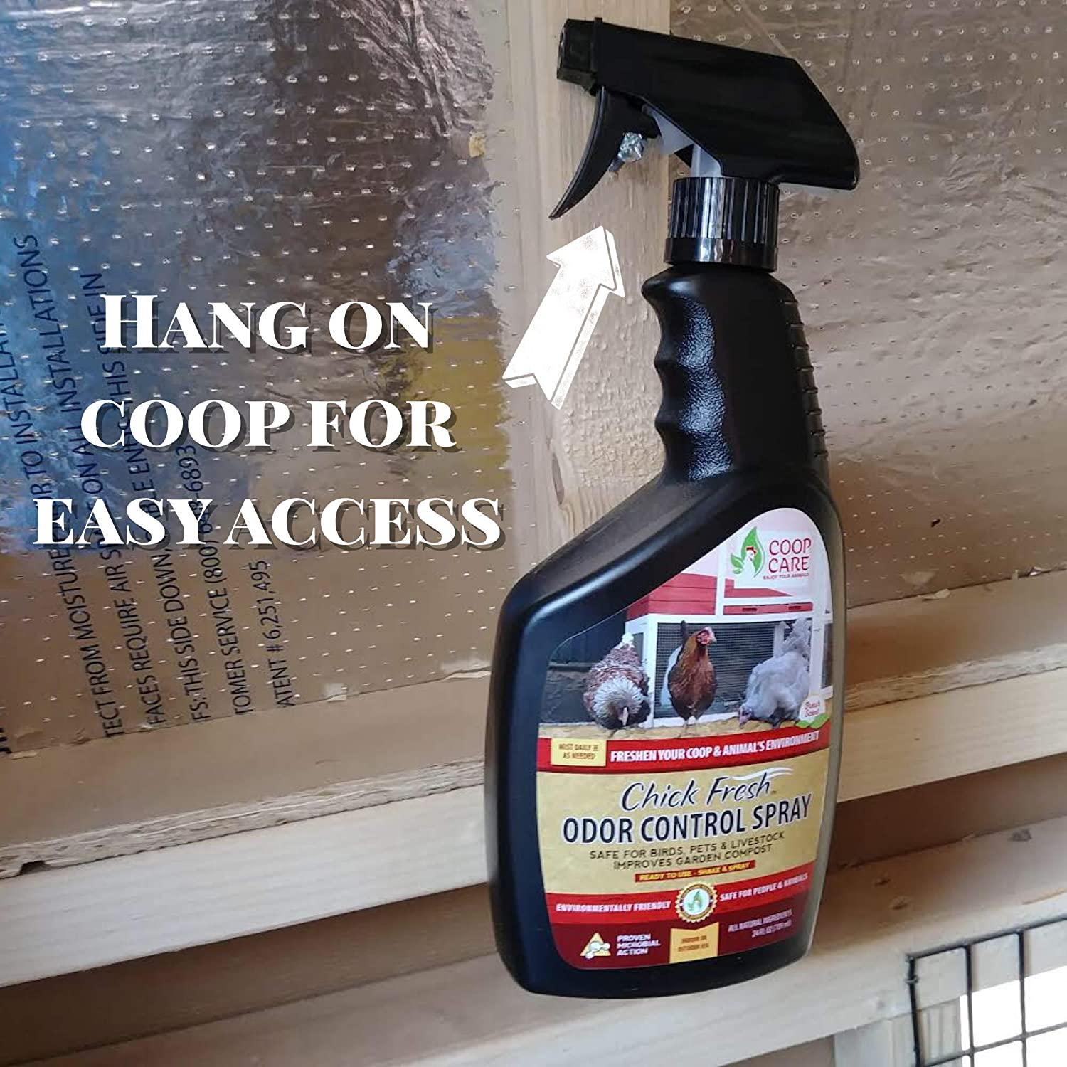 Chick Fresh Odor Control Spray For Backyard Chickens. Eliminator of