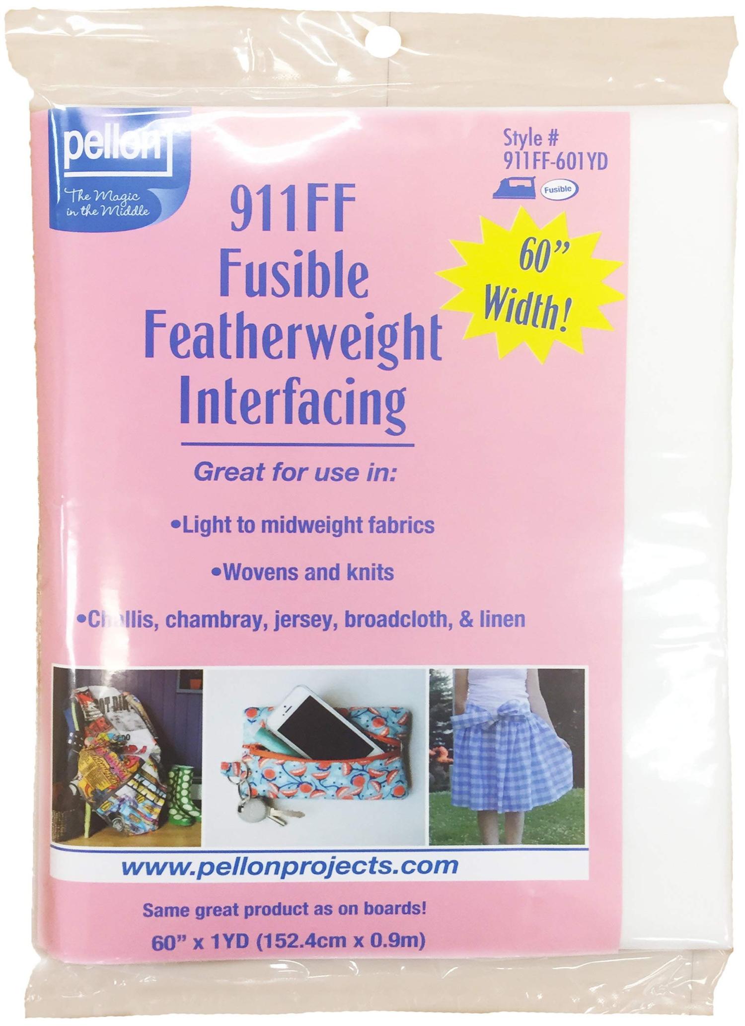 Pellon 911FF Fusible Featherweight Interfacing 60in x 1yd