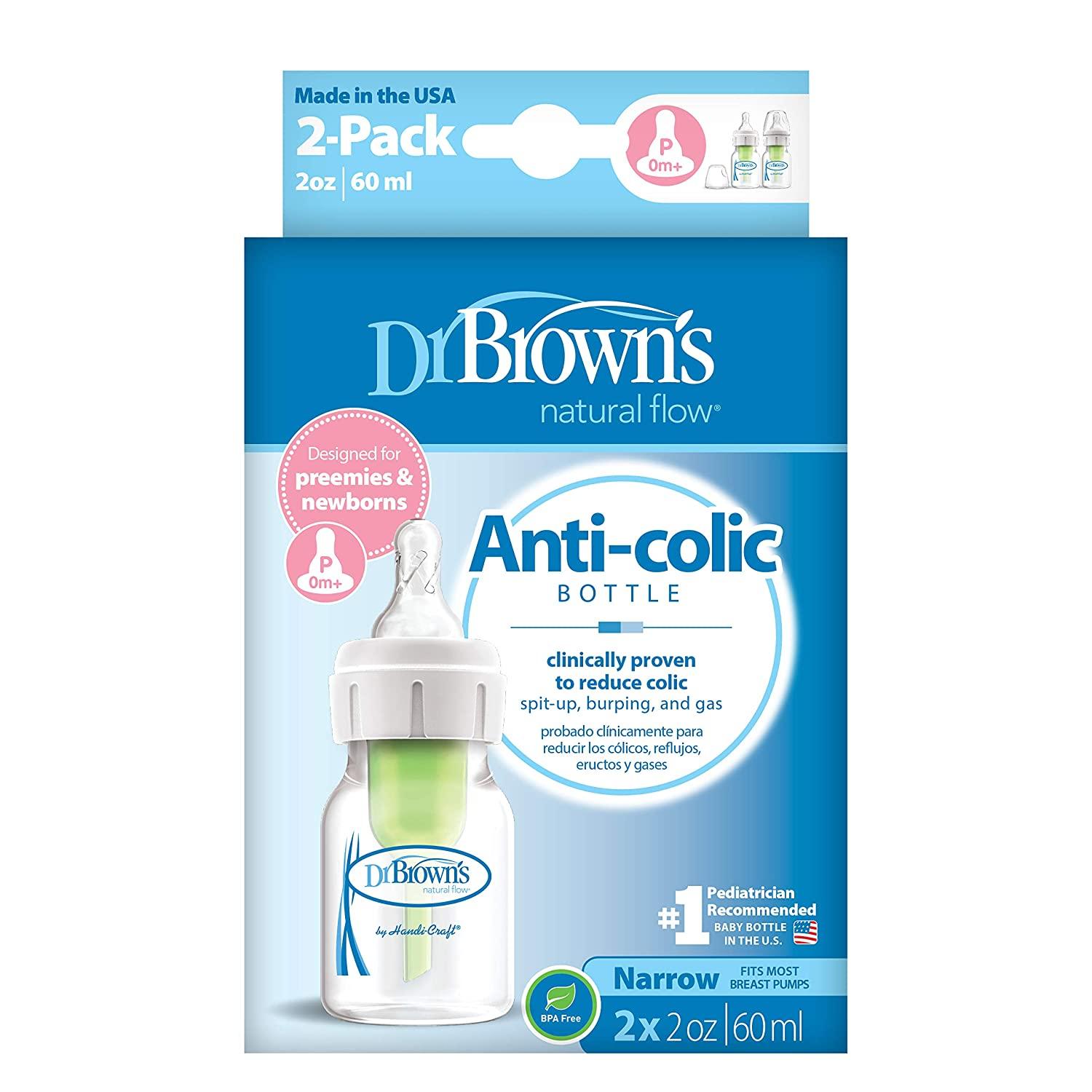 DR. BROWN'S BABY BOTTLE, OPTIONS+ ANTI-COLIC NARROW BOTTLE, 8 OUNCE (PACK  OF 4) - Dr. Brown's India Official - #1 Pediatrician Recommended Baby  Feeding Bottle
