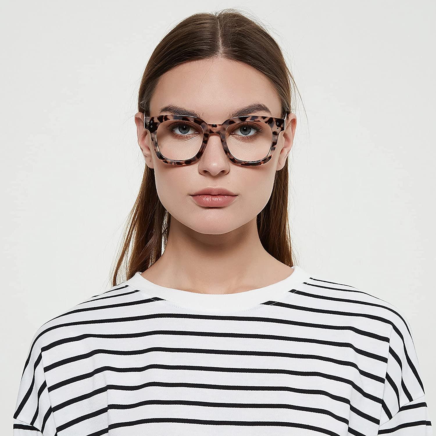 Anti Blue Light Glasses Oversize Women Glasses Trend Computer