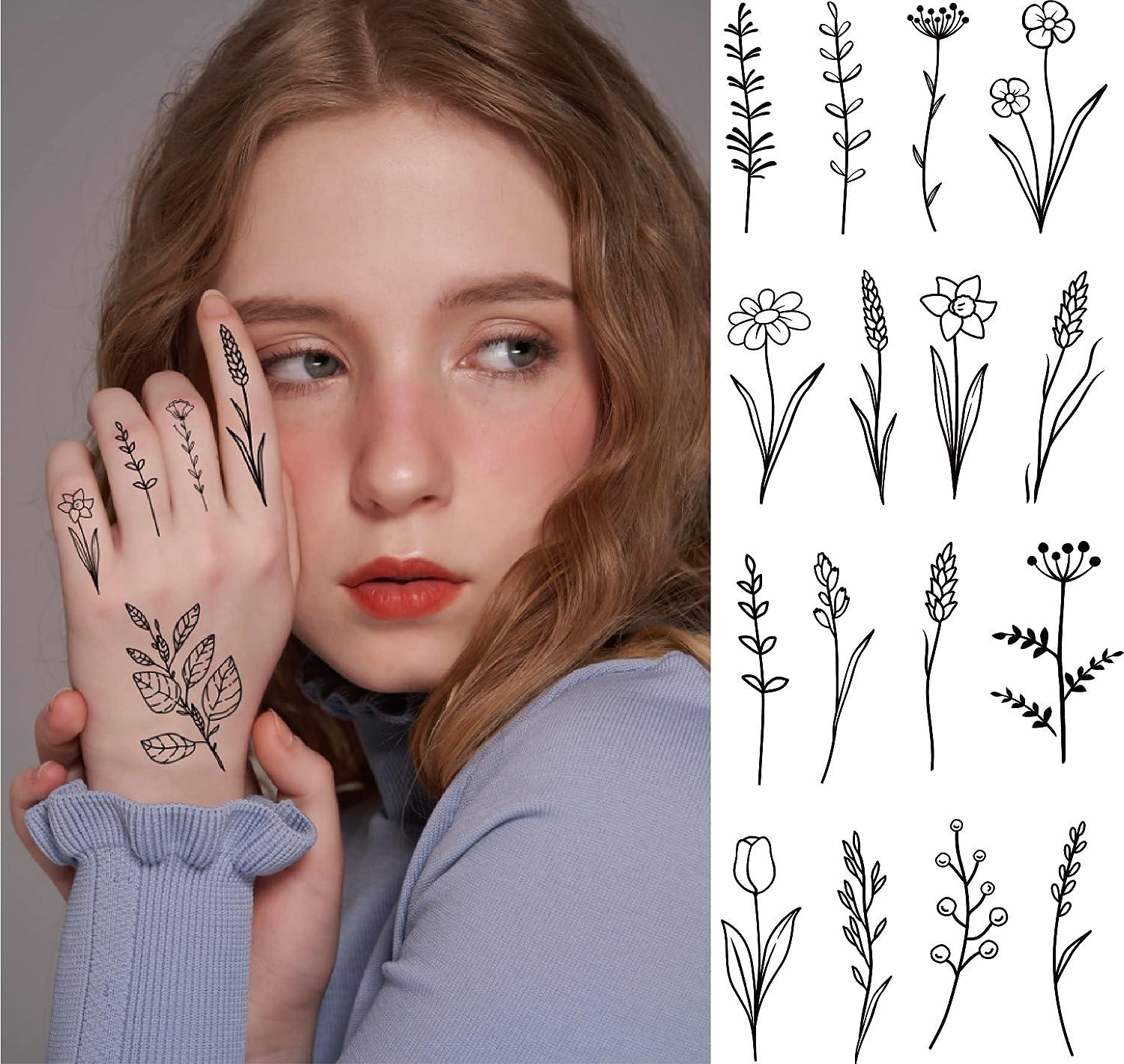 Beautiful Small Flower Tattoos for Women