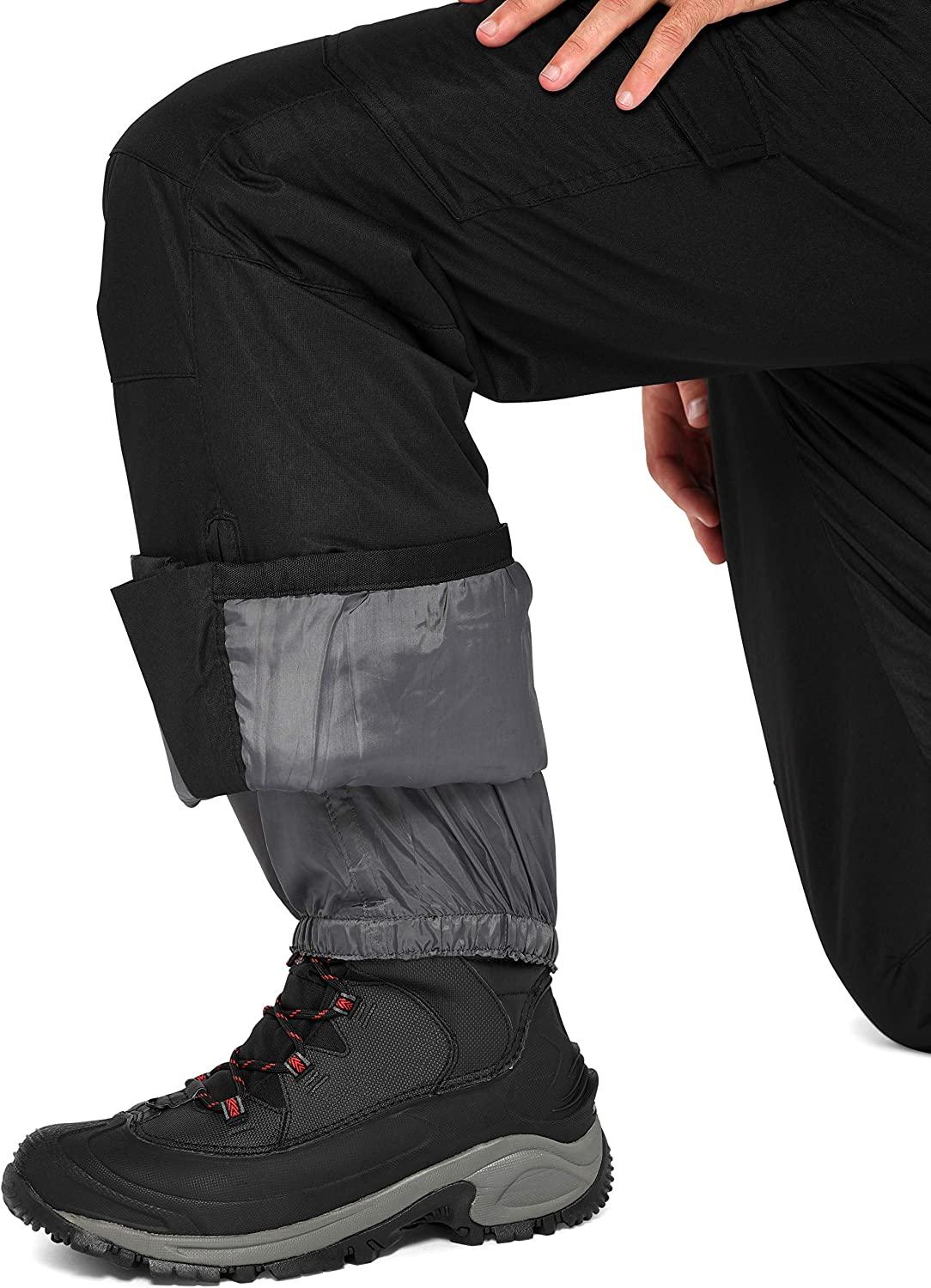 Arctix Kids Snow Pants with Reinforced Knees and Seat Medium Black