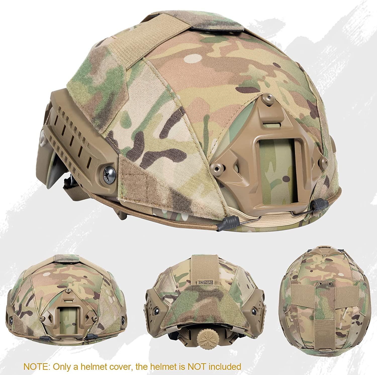 OneTigris Tactical Helmet Cover ZKB09 - Camouflage Accessories for Ops-Core  & FAST Helmets