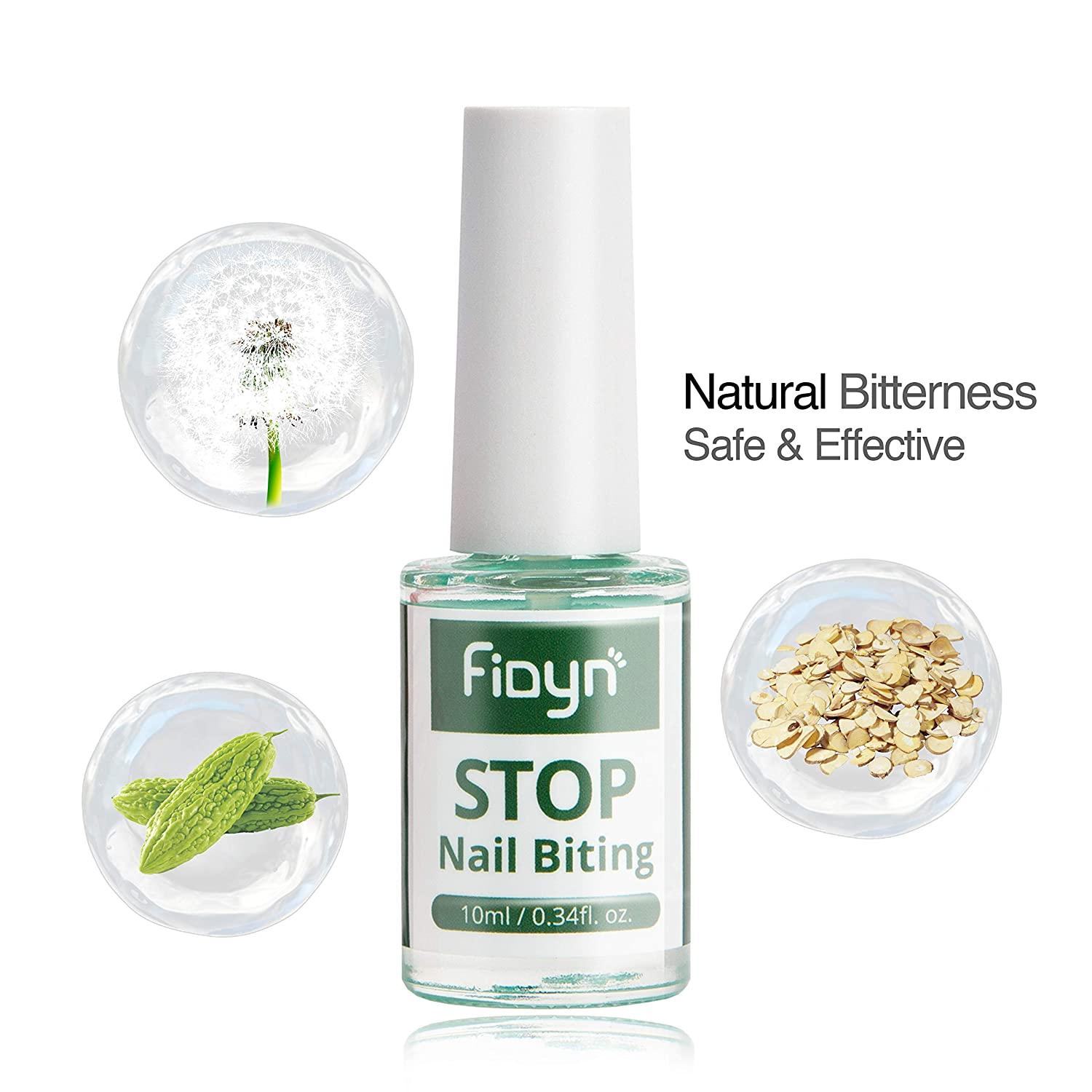Fidyn No Bite Nail Polish Nail Biting Treatment and Thumb Sucking