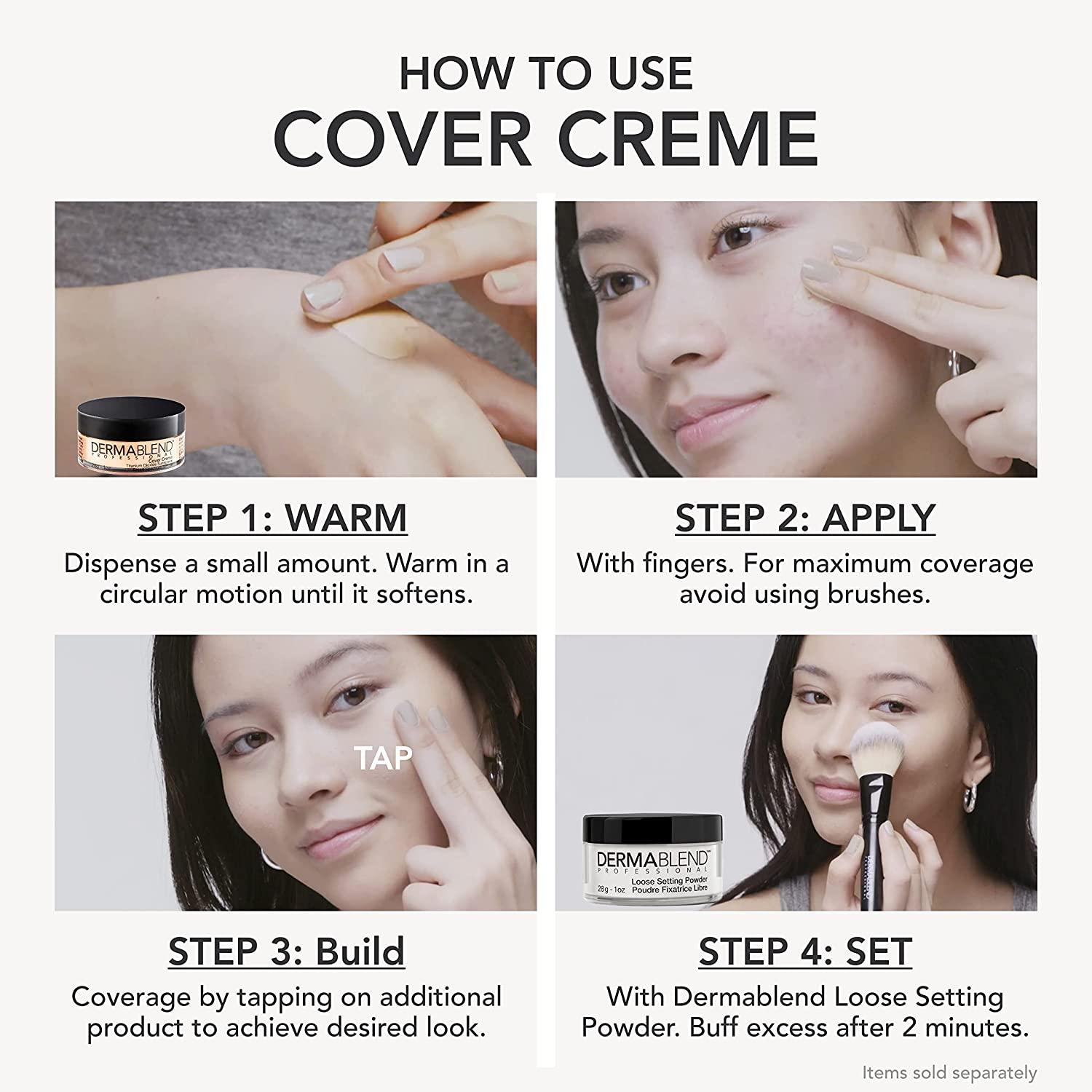 Dermablend Cover Crme Full Coverage Foundation Makeup, Hydrating Cream