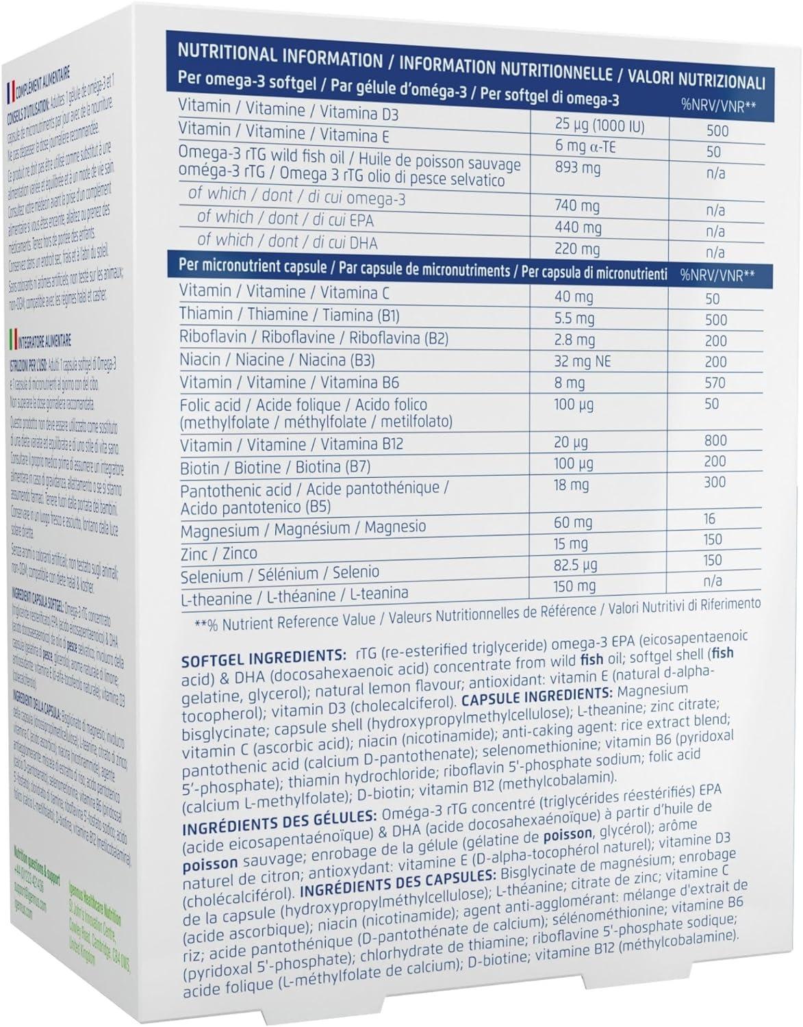 MindCare Balance with Magnesium Glycinate LTheanine Omega3 EPA DHA