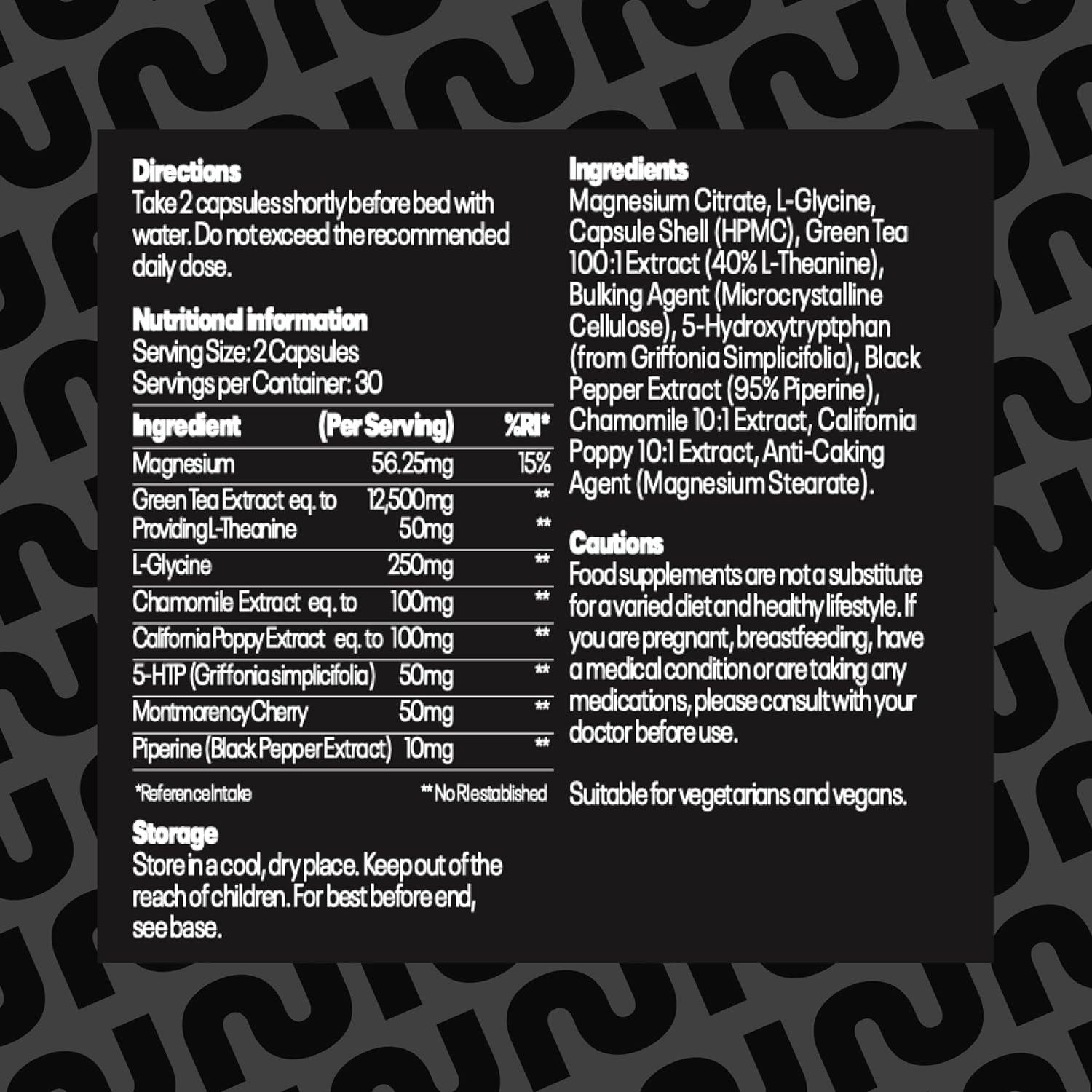 Numan Sleep Deep 60 Vegan Capsules with Natural Melatonin Sources 5