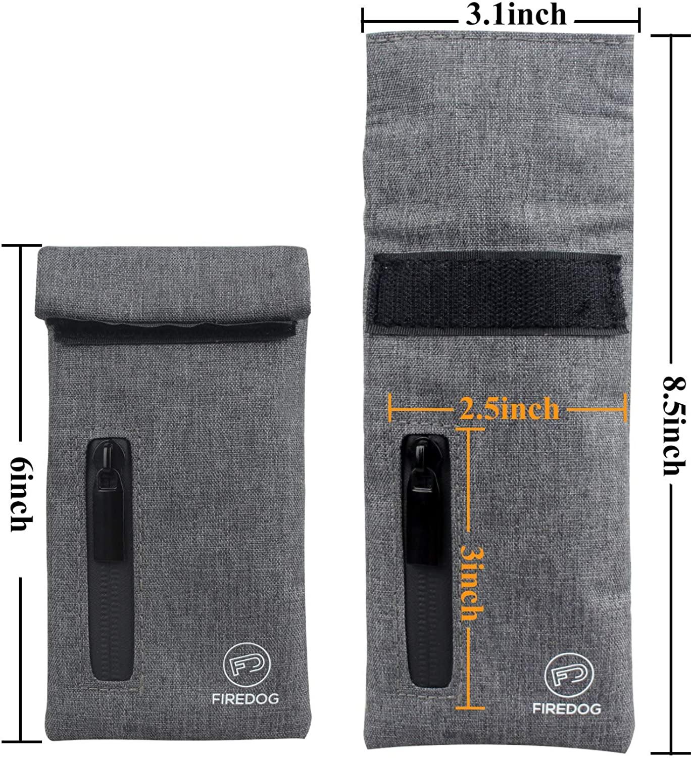 FIREDOG Smell Proof Bag in Grey - Keep Your Items Safe and Odor-Free | Buy  Now with Express International Delivery