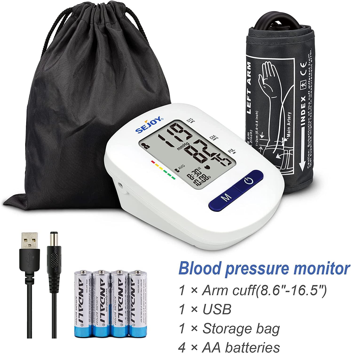 Blood Pressure Monitor, Blood Pressure Gauge Extra Large Sleeve With Upper  Arm, Bp Sleeve With Automatic Upper Arm Wide Range Large Sleeve With Double  Home Reading Storage (battery Not Included) - Temu