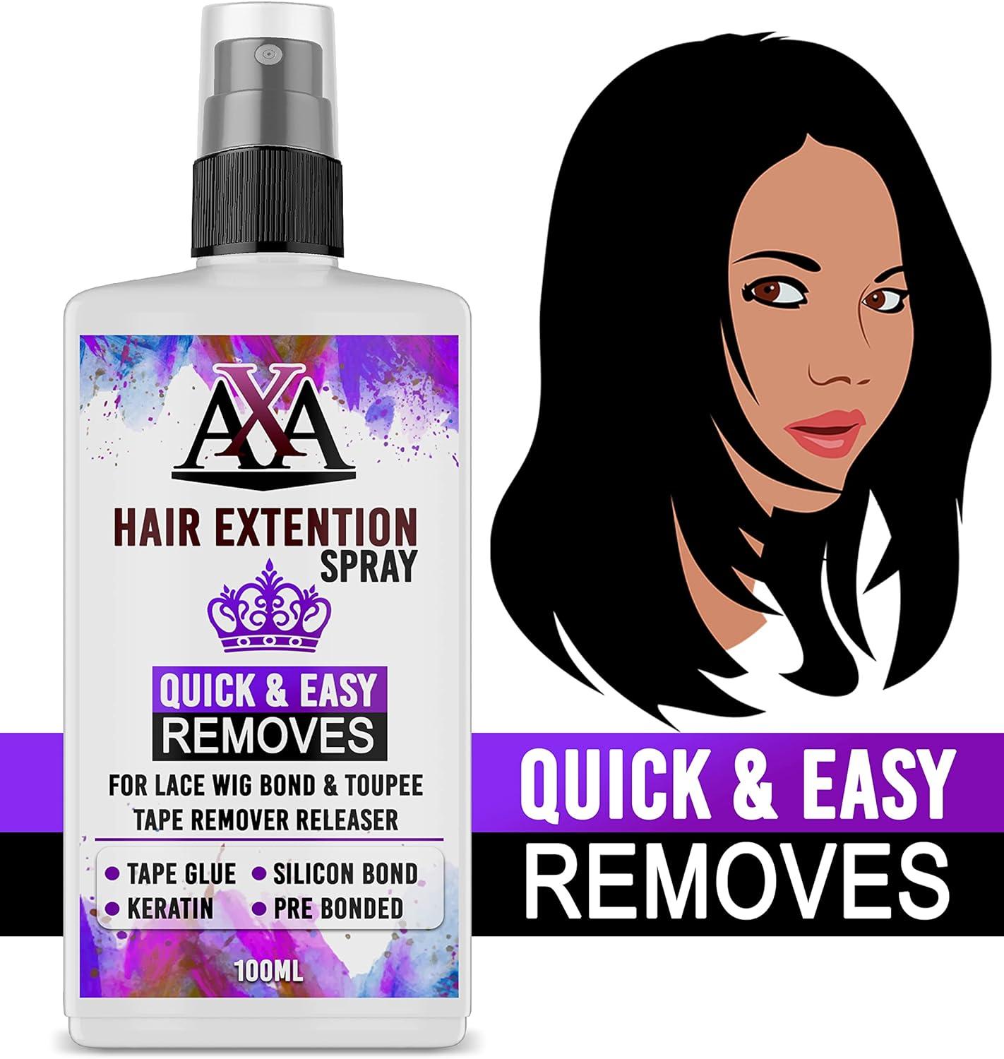 Tape & Italian Keratin Bond Remover Solvent Spray Hair Extensions Pre ...