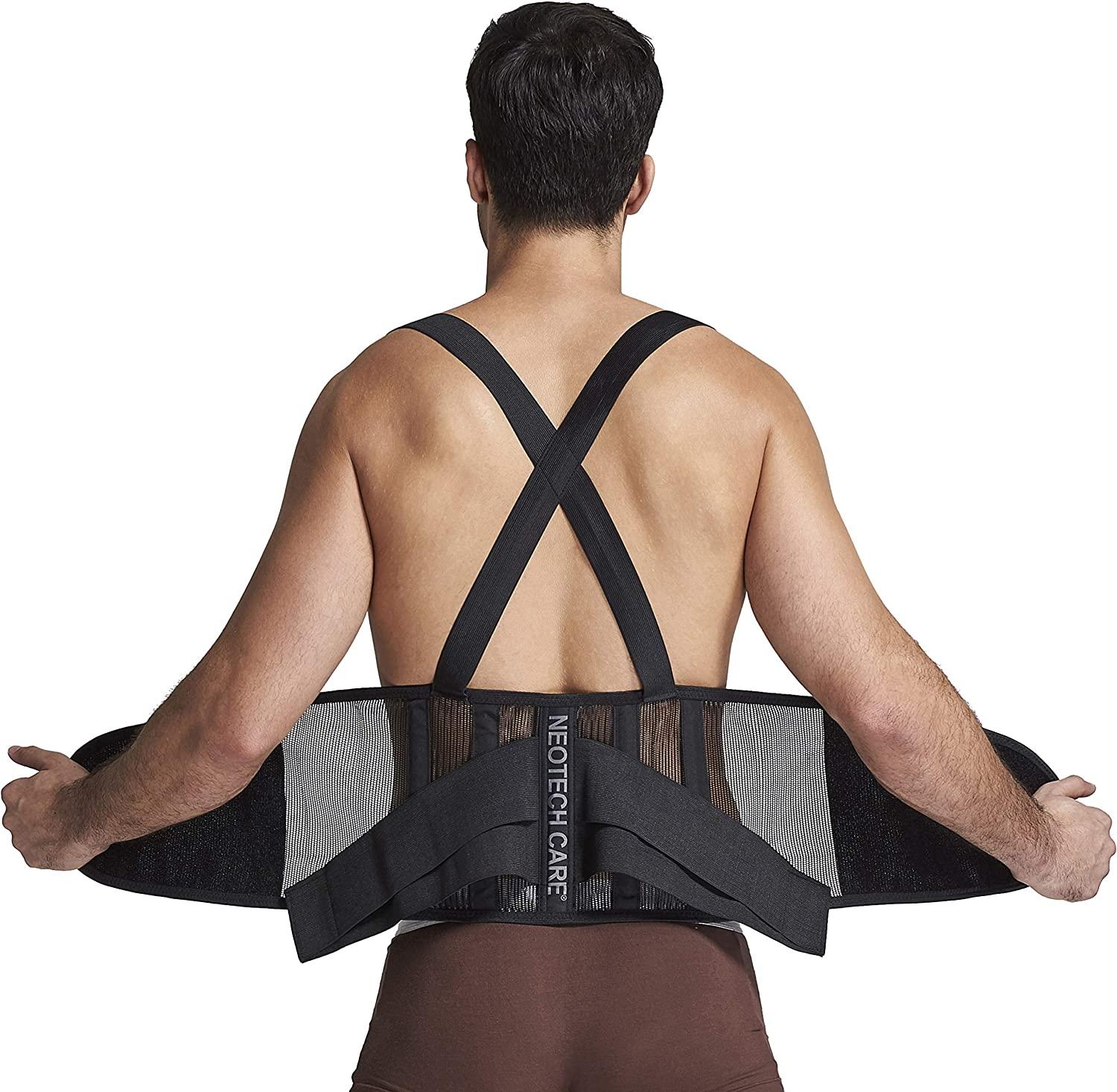 Lower Back Brace With Suspenders Back Support Belt For Men Women