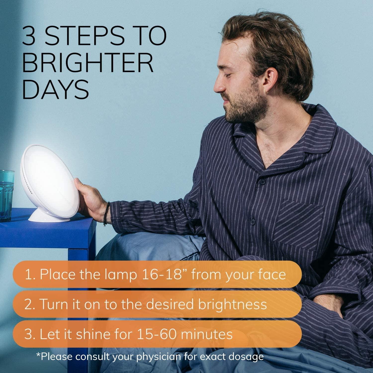 Circadian Optics Light Therapy Lamp UVFree LED Happy Mood Lamps with