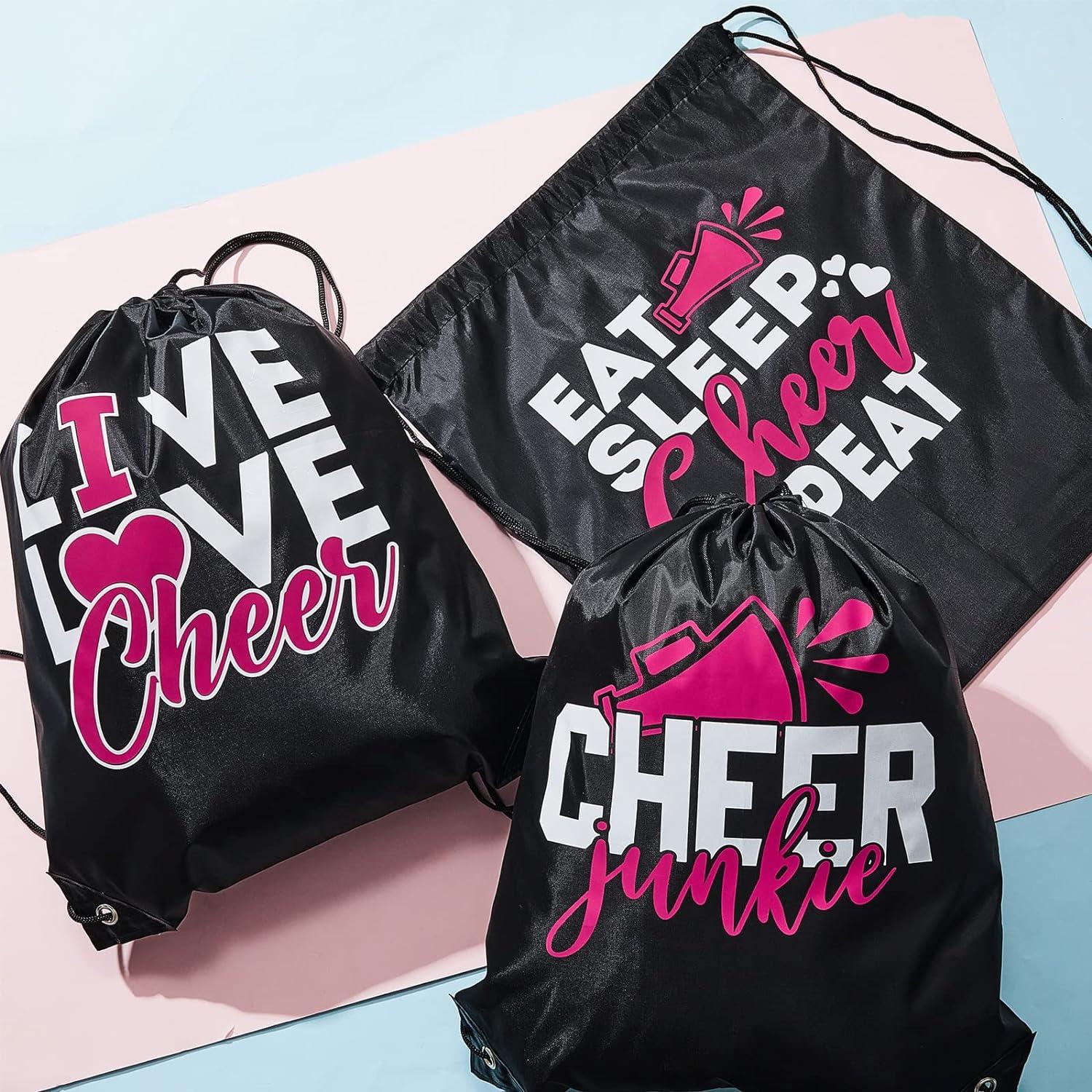 Saintrygo 6 Pieces Cheer Bags Cheerleading Bags Girls Cheer