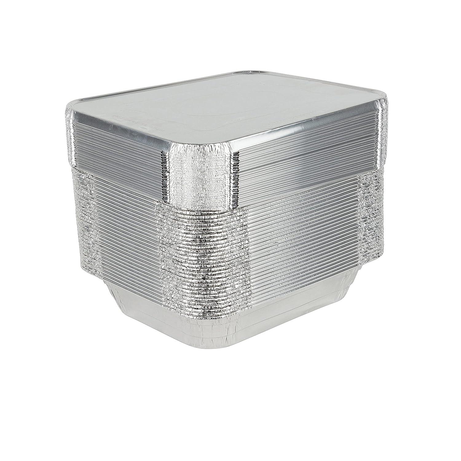 Stock Your Home Aluminum Pans 9x13 Disposable Foil Baking Pans (100 Pack)