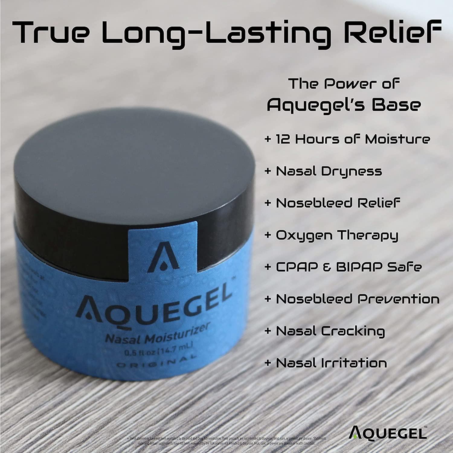 Aquegel Nasal Moisturizer (Original) 12Hour Relief for Dry Nose
