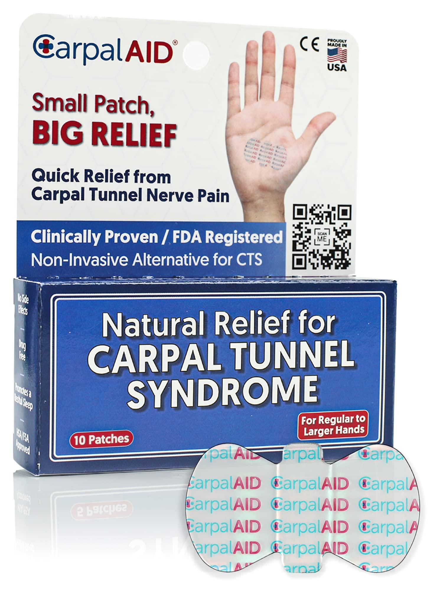 Carpal AID Revolutionary Patch Clinically Proven to Quickly Relieve