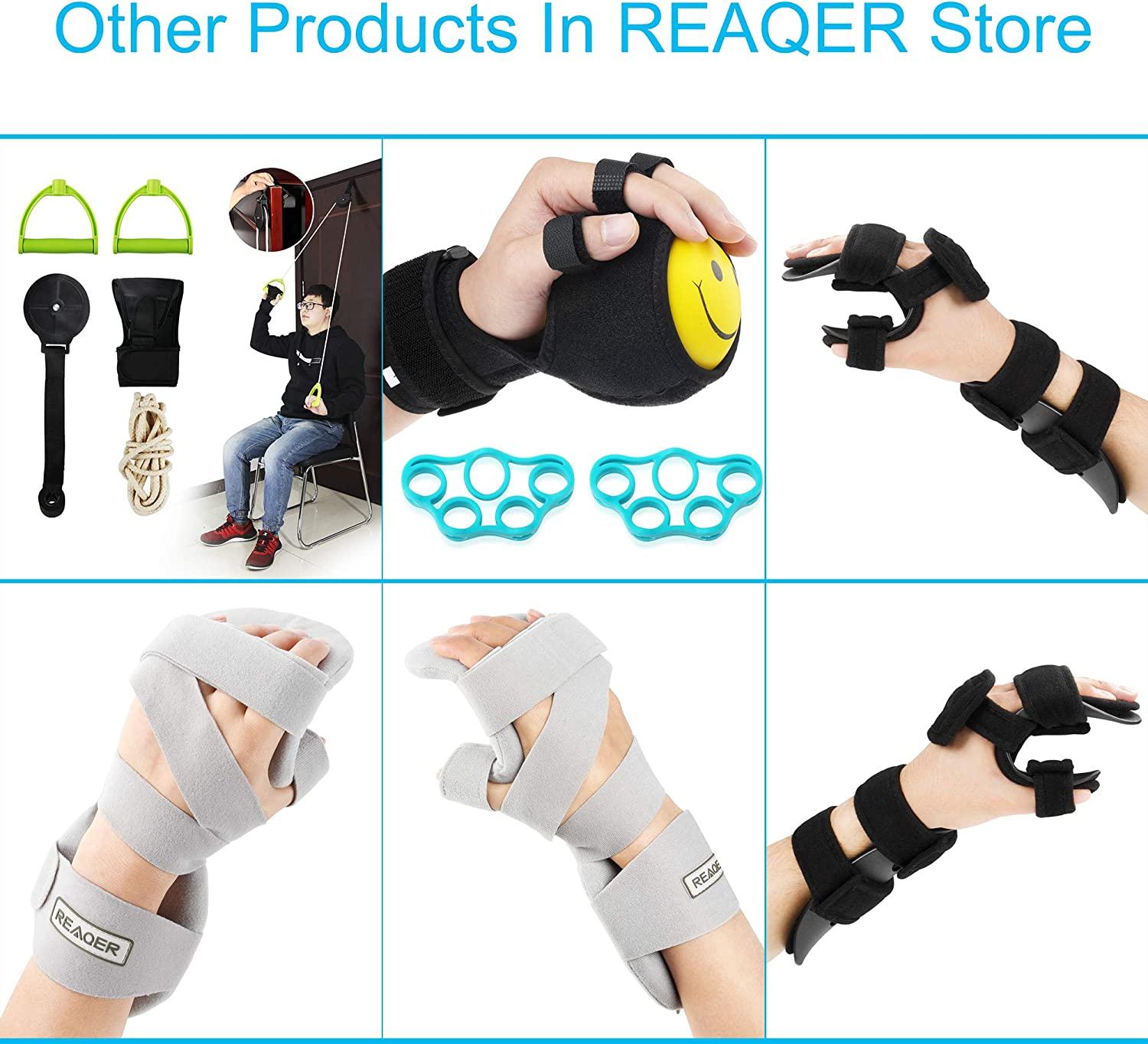 REAQER Stroke Resting Hand Splint Night Immobilizer Left Hand