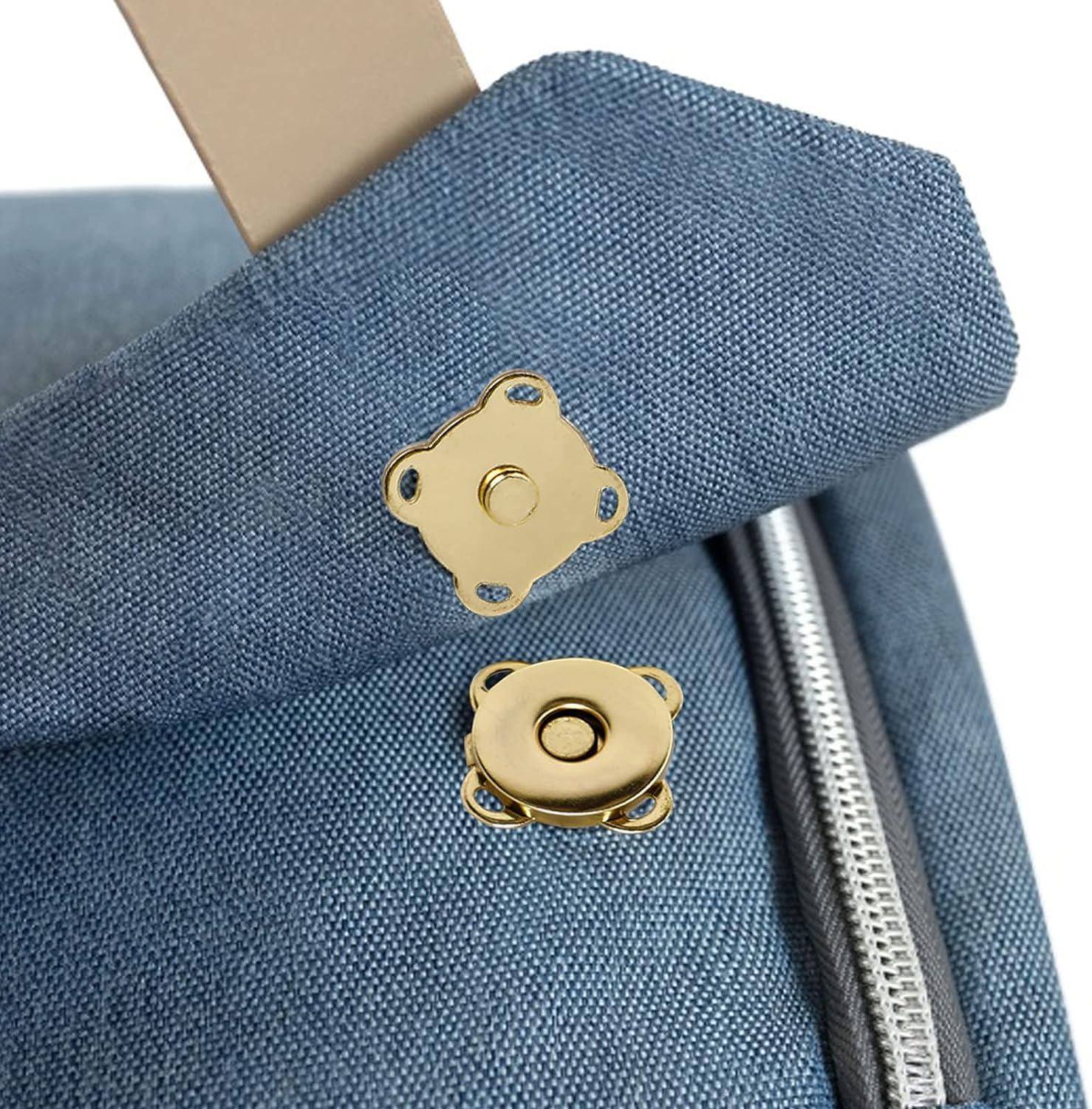 30 Piece Plum Magnetic Snap Buttons for Clothes Purse Handbag