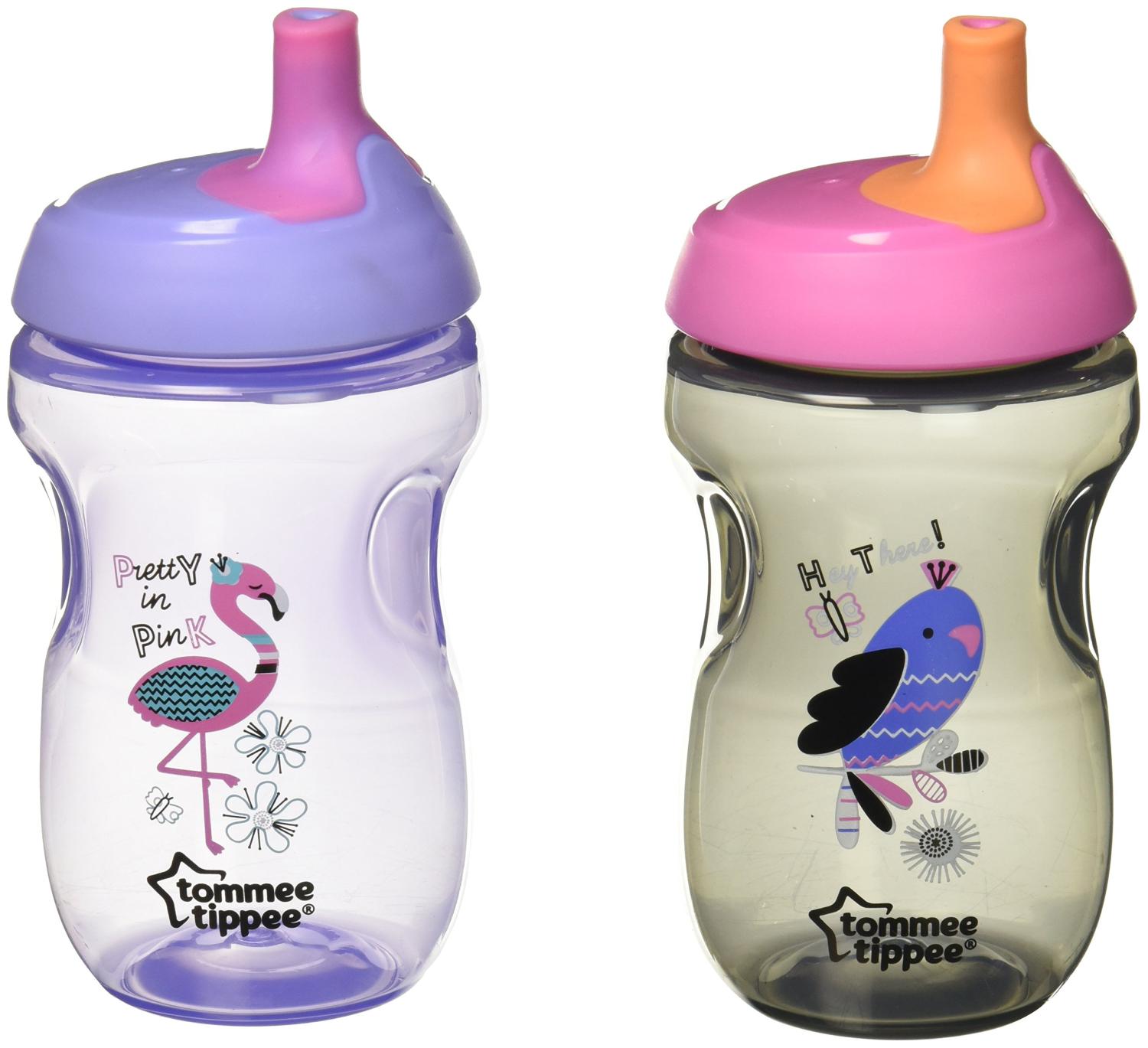 Tommee Tippee Sportee Toddler Sippy Cup | Non-Spill, BPA-Free – 12+ months,  10oz, 2 Count