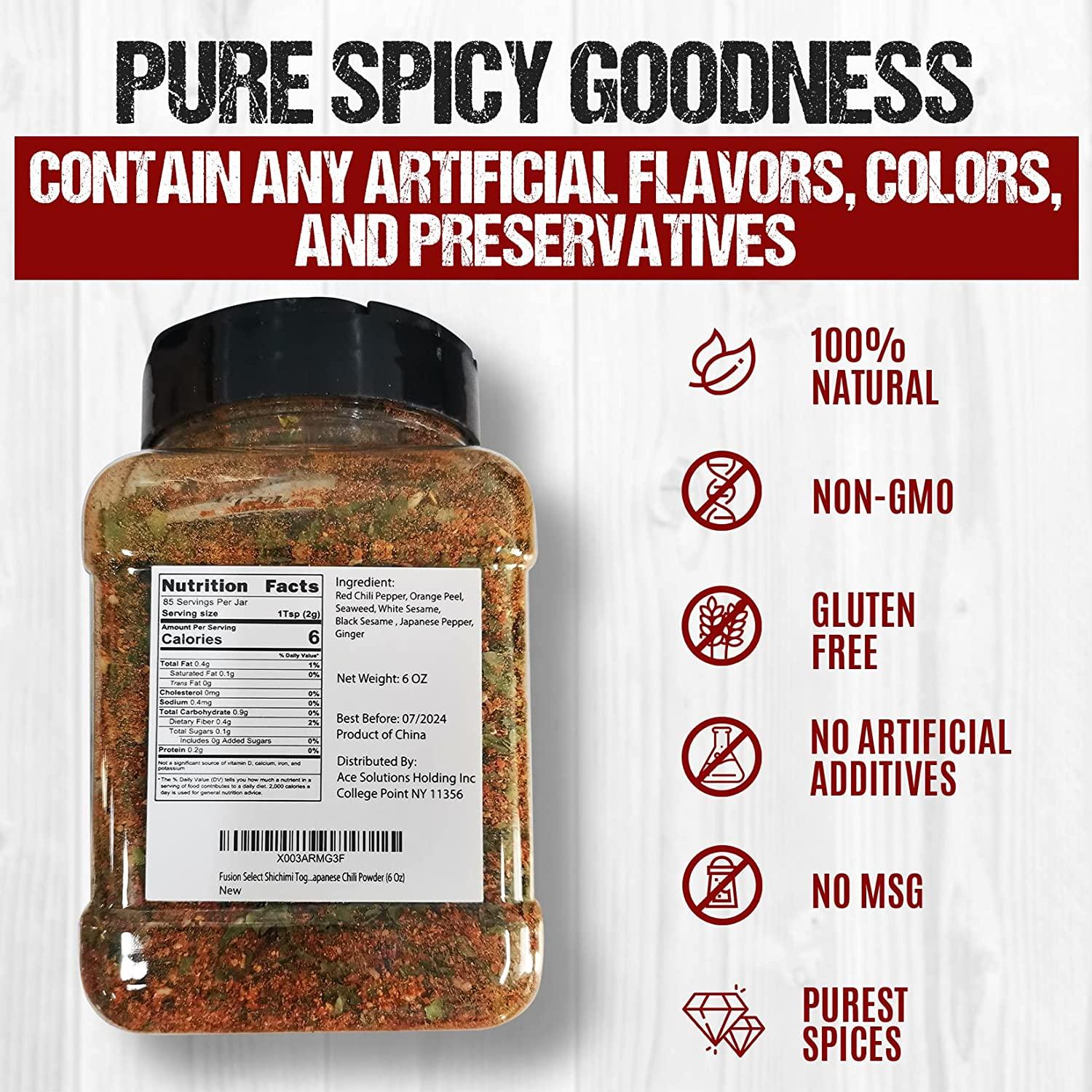 Gustus Vitae Shichimi Ramen Seasoning - Artisan Japanese Spice Mix In Magnetic Tin