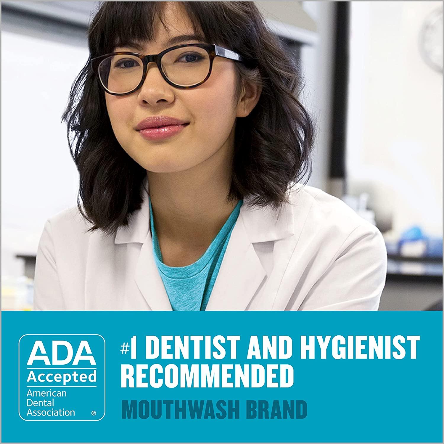 Listerine Cool Mint Antiseptic Mouthwash to Kill 99 of Germs That