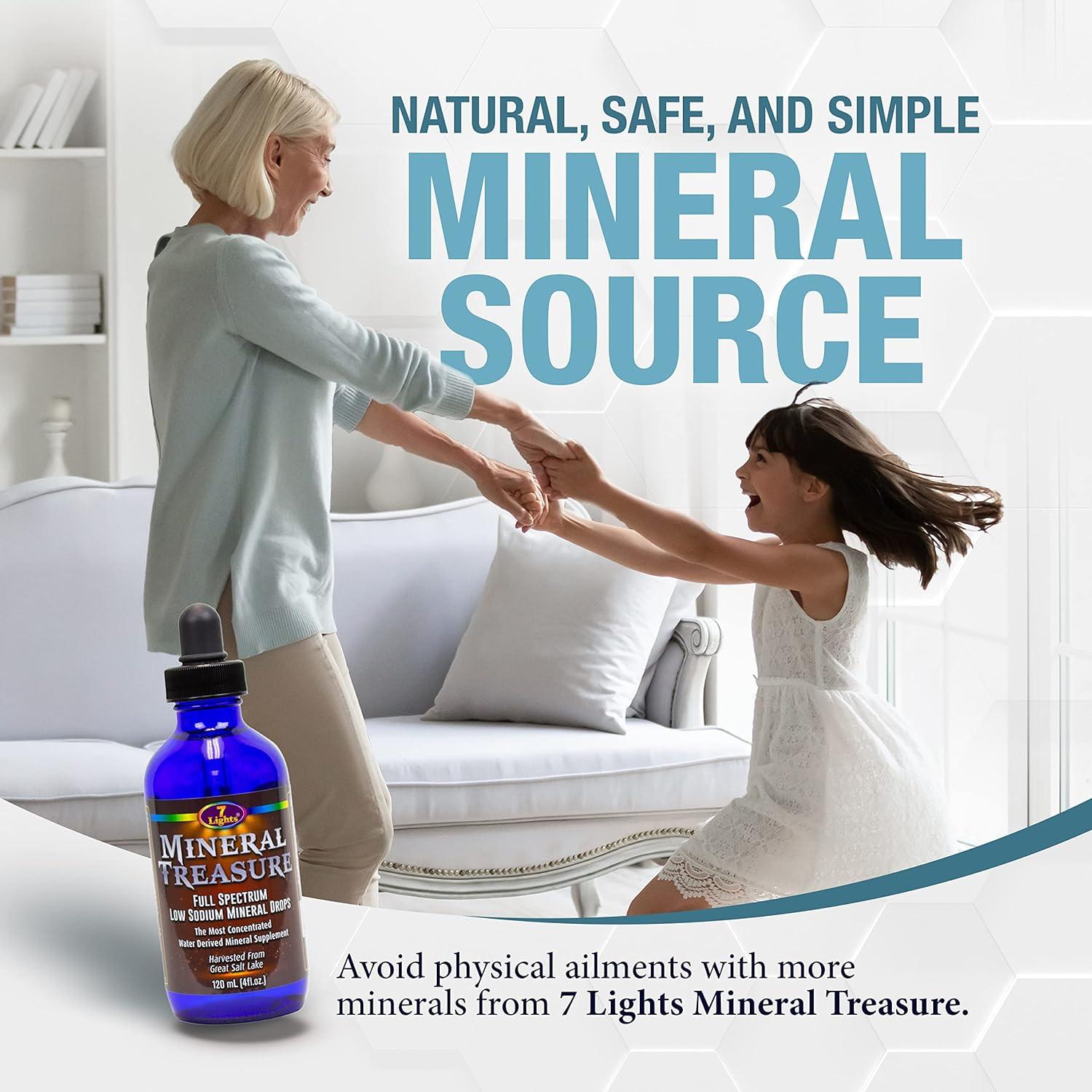 Mineral Treasure Full Spectrum Low Sodium Concentrated Mineral Drops Mineral Drops for Drinking