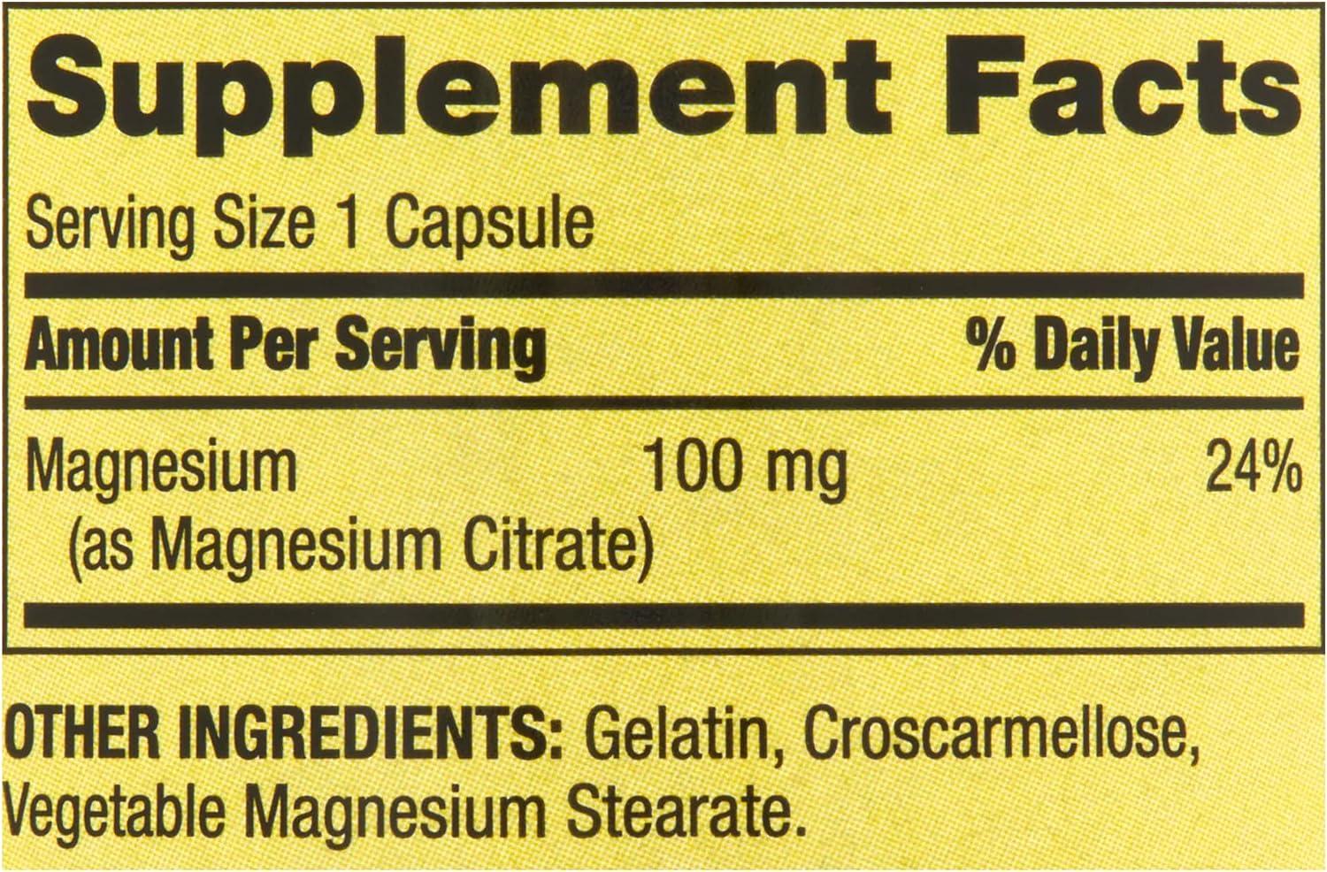 Magnesium Citrate for Bone Health. Includes Luall Sticker + Spring