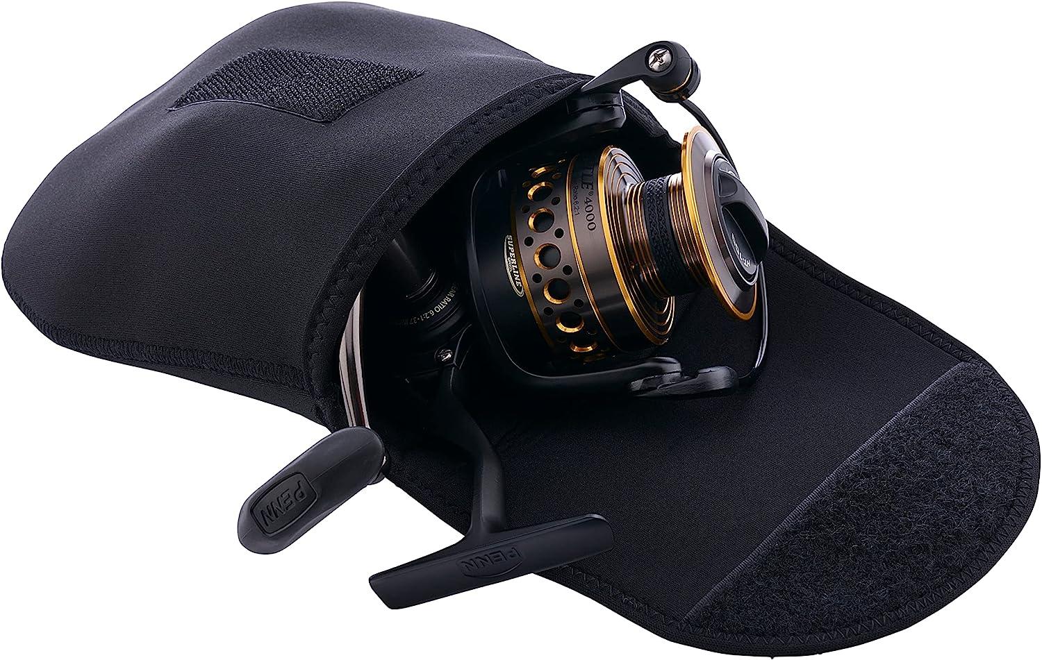PENN Battle Spinning Reel Kit, Size 5000, Includes Reel Cover and Spare  Anodized Aluminum Spool, Right/Left Handle Position, HT-100 Front Drag  System Battle Reel 6000