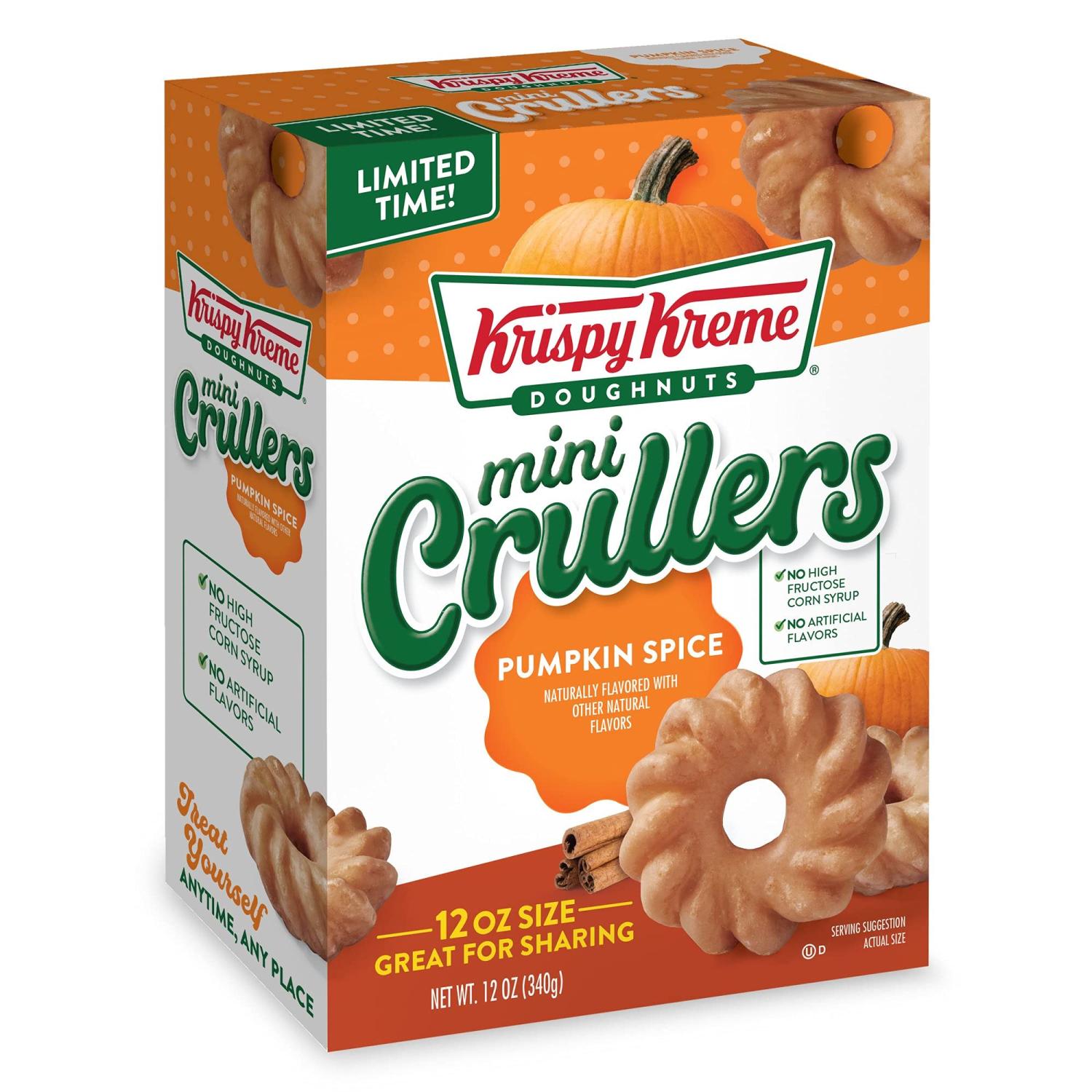 Krispy Kreme Mini Crullers (Pumpkin Spice, 12oz) Pumpkin Spice 12oz