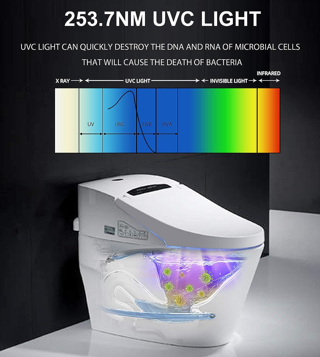 Toilet Bowl Cleaner UV Light Sanitizer Kitchen Trash Can Cleaner Diaper