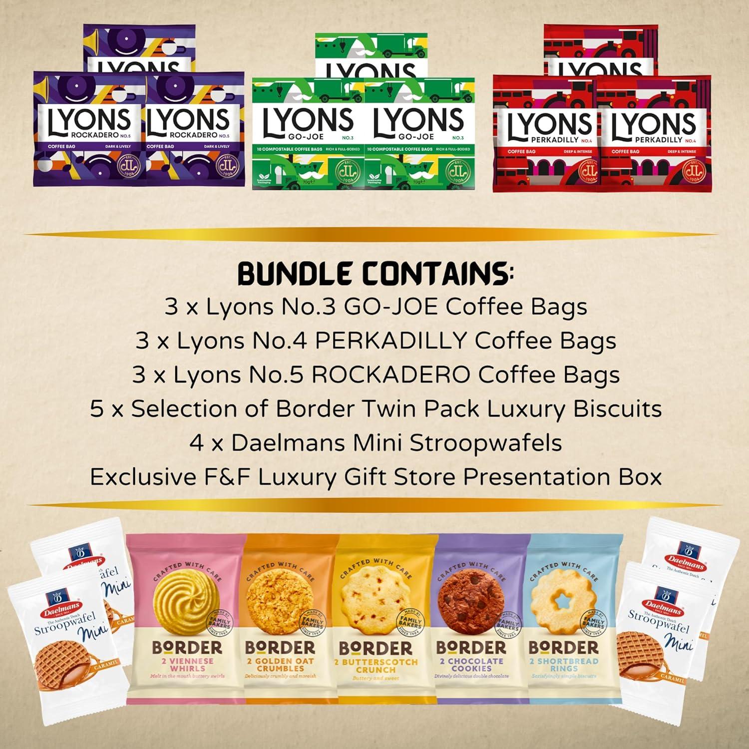 Coffee Gift Set Variety Selection of Lyons Coffee Bags Bundled with