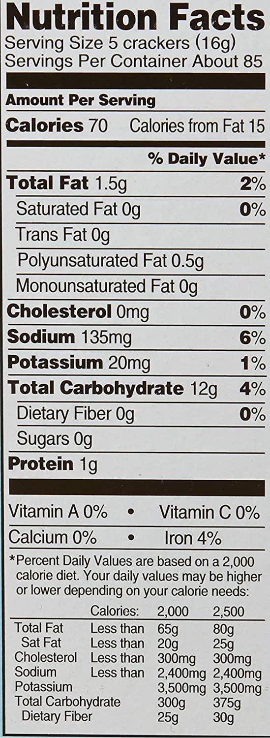 Nabisco Original Premium Saltine Crackers with Sea Salt 3lb