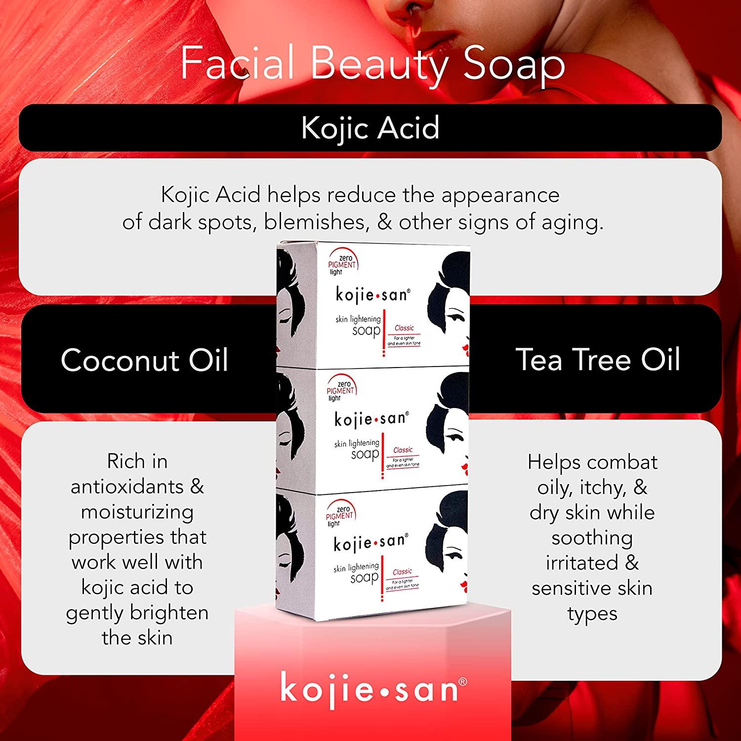 Kojie San Skin Lightening Soap Original Kojic Acid Soap for Dark