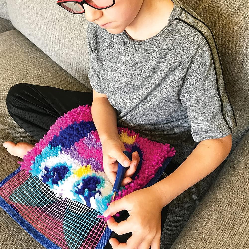 LatchKits MiniRug Sewing Kit Owl Classic Latch Hook Craft Kit