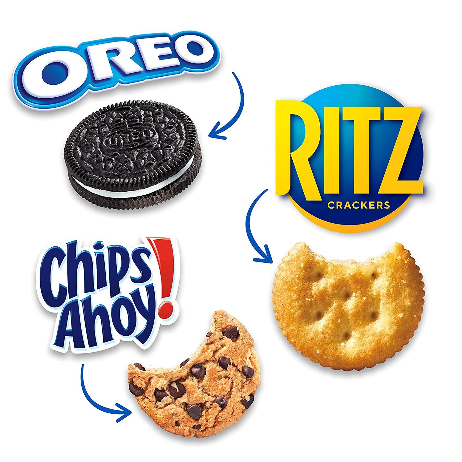 Nabisco Cookies & Cracker Variety Pack, OREO, RITZ & CHIPS AHOY!, 30