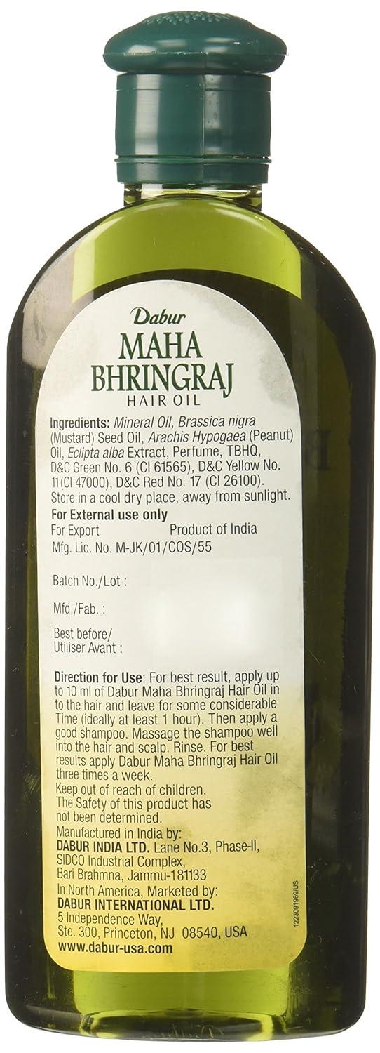 Vivid Dabur Bhringraj Oil Landscape Illustration