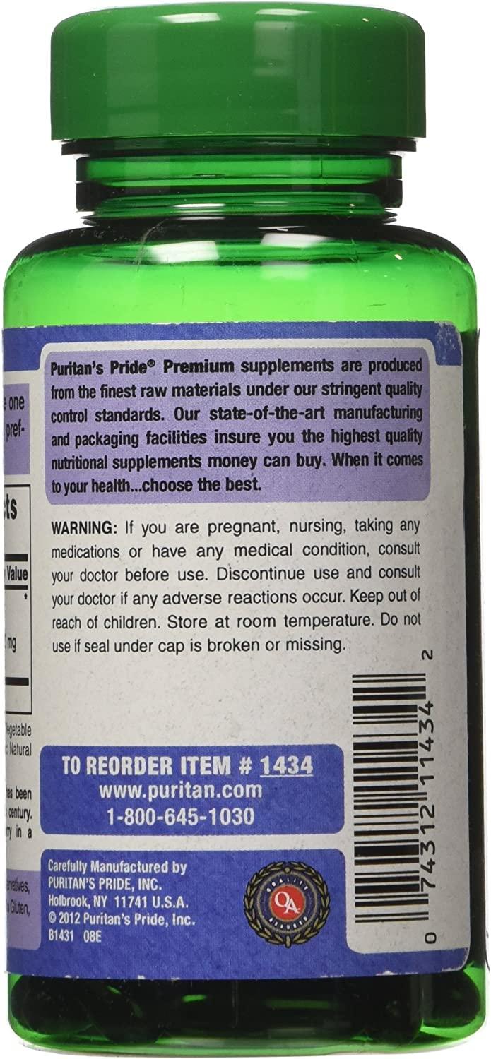 Puritan's Pride Bilberry 41 Extract 1000 mg90 Softgels
