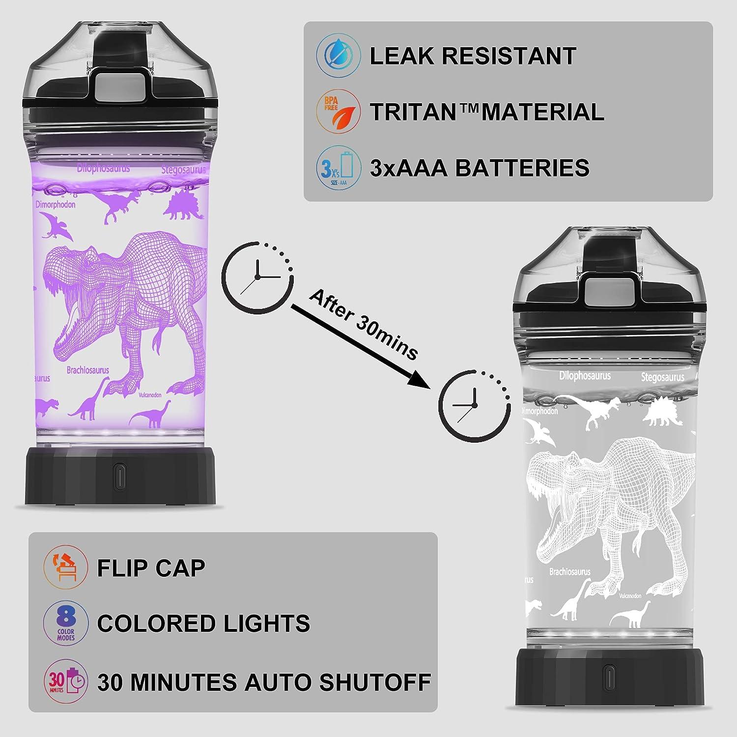 Led light water deals bottle