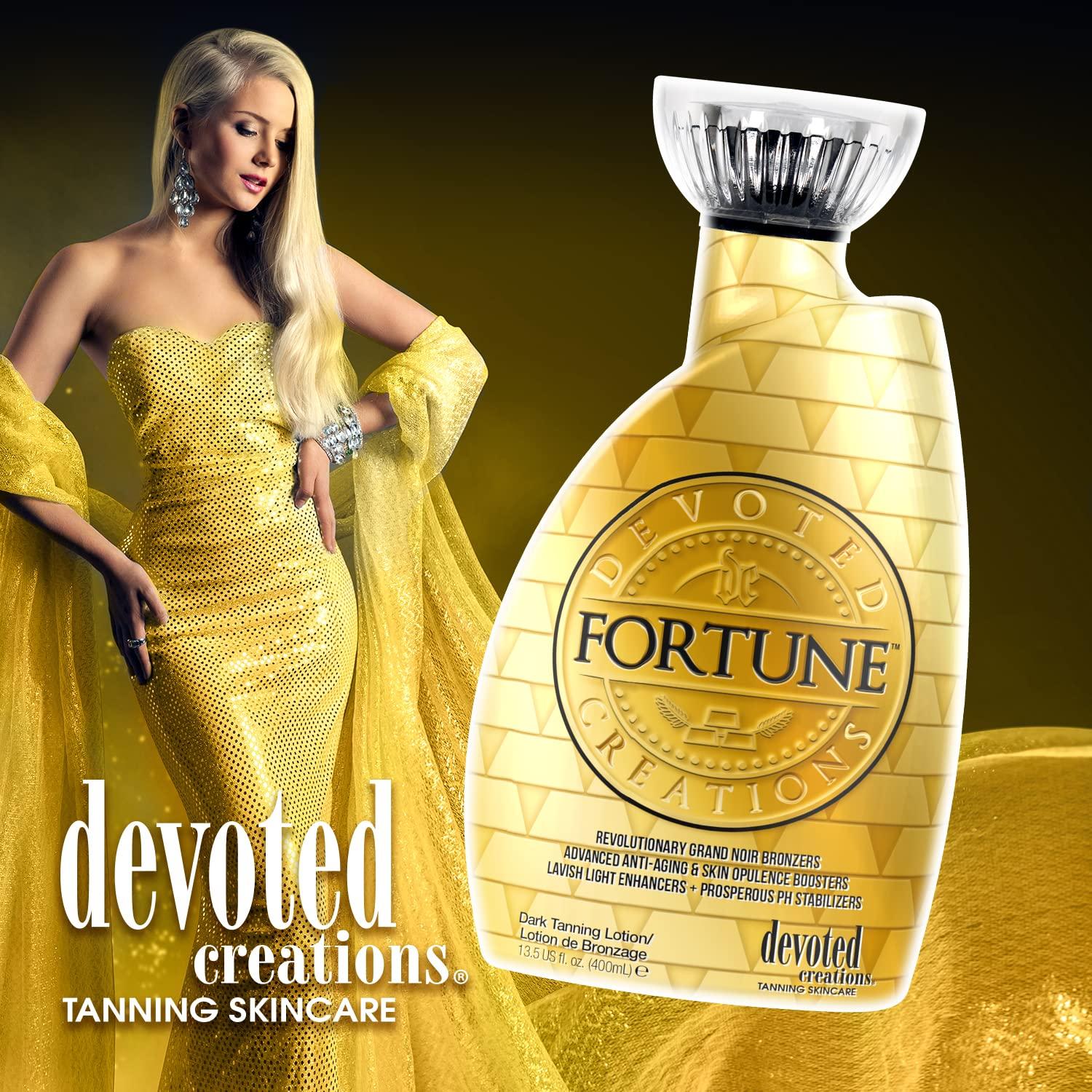 Devoted Creations Fortune Bronzer Tanning Lotion 13.5 oz Achieve a