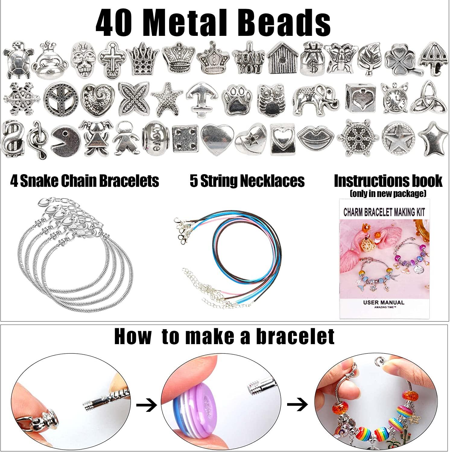 Bracelet Making Kit, Jewelry Making Supplies Beads, Unicorn/Mermaid Crafts  Gifts Set for Girls Teens Age 8-12 - China DIY Charm Bracelet and DIY  Bracelet Making Kit price