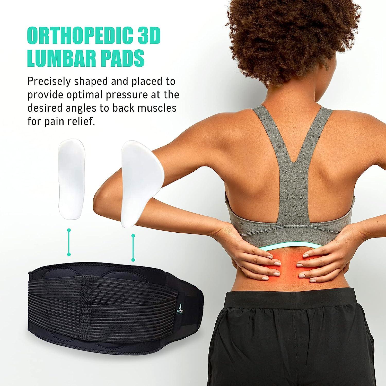 AllyFlex Sports Small Back Brace for Female Lower Back Pain