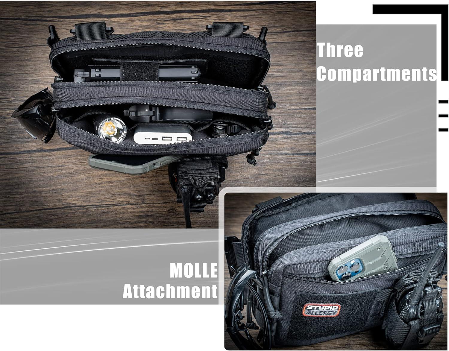 Tactical Chest Rig Bag Concealed Carry CCW Pack olle Pouch IFAK ET