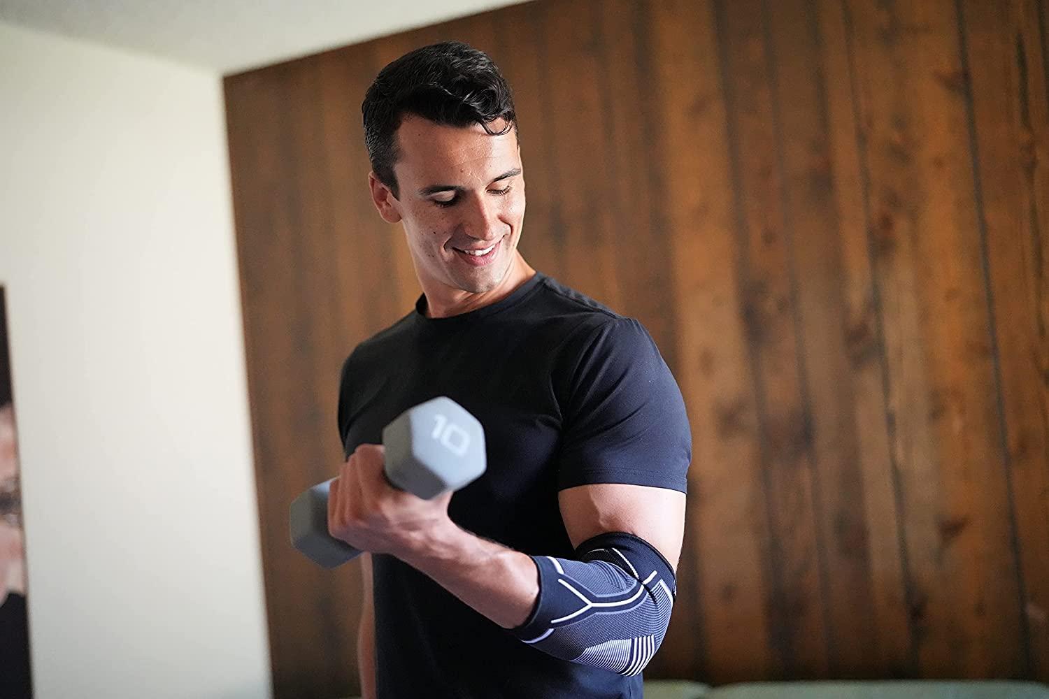 Kunto Fitness Elbow Brace Compression Support Sleeve (Shipped From USA