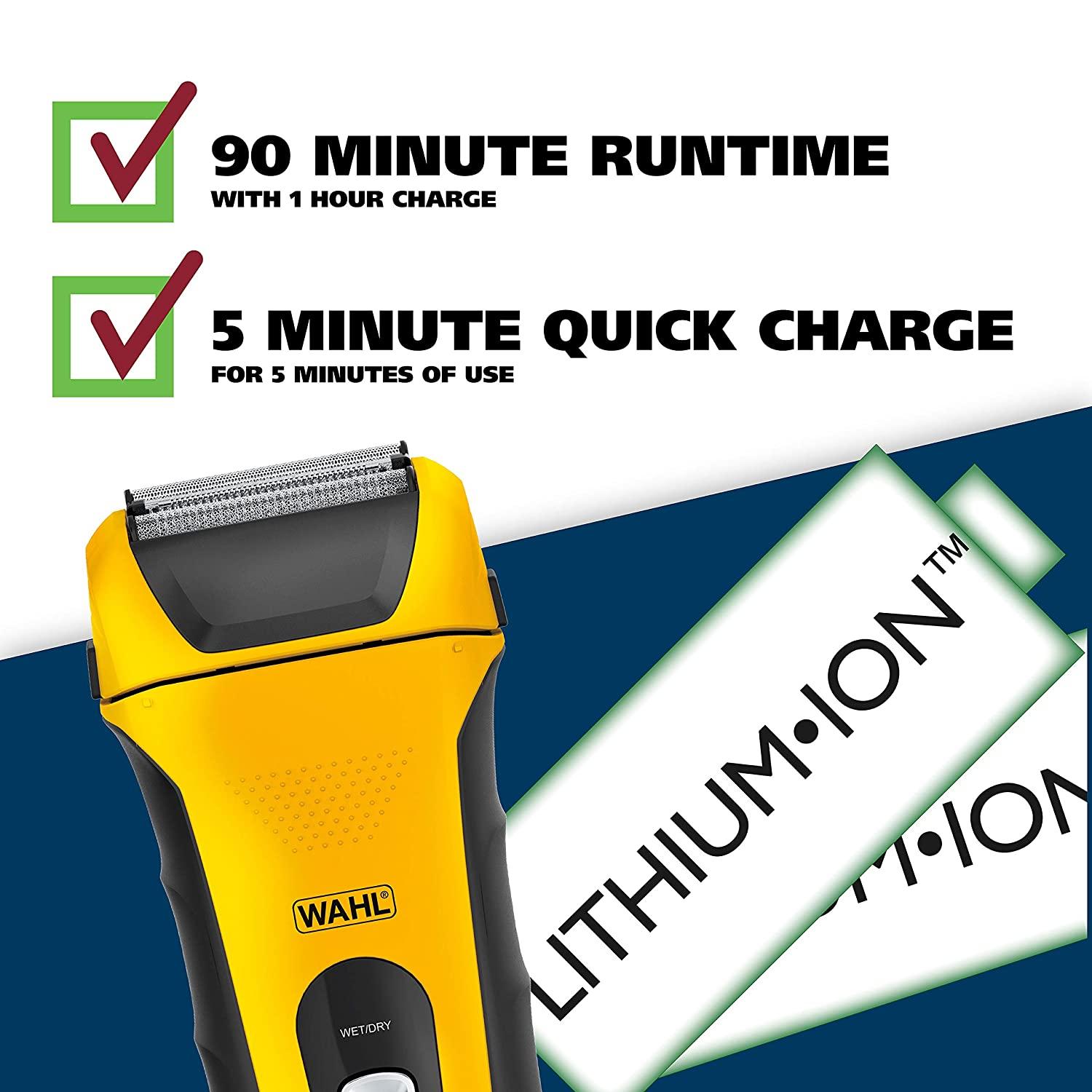 Wahl Lifeproof Lithium Ion Foil Shaver Waterproof Rechargeable Electric