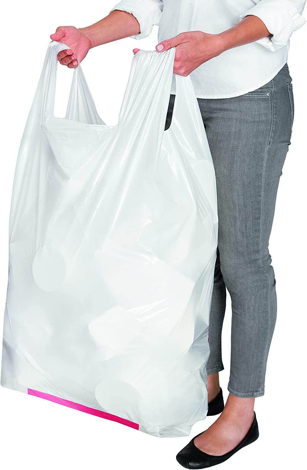Plant Based Hippo Sak Tall Kitchen Bags with Handles, 13 Gallon (90