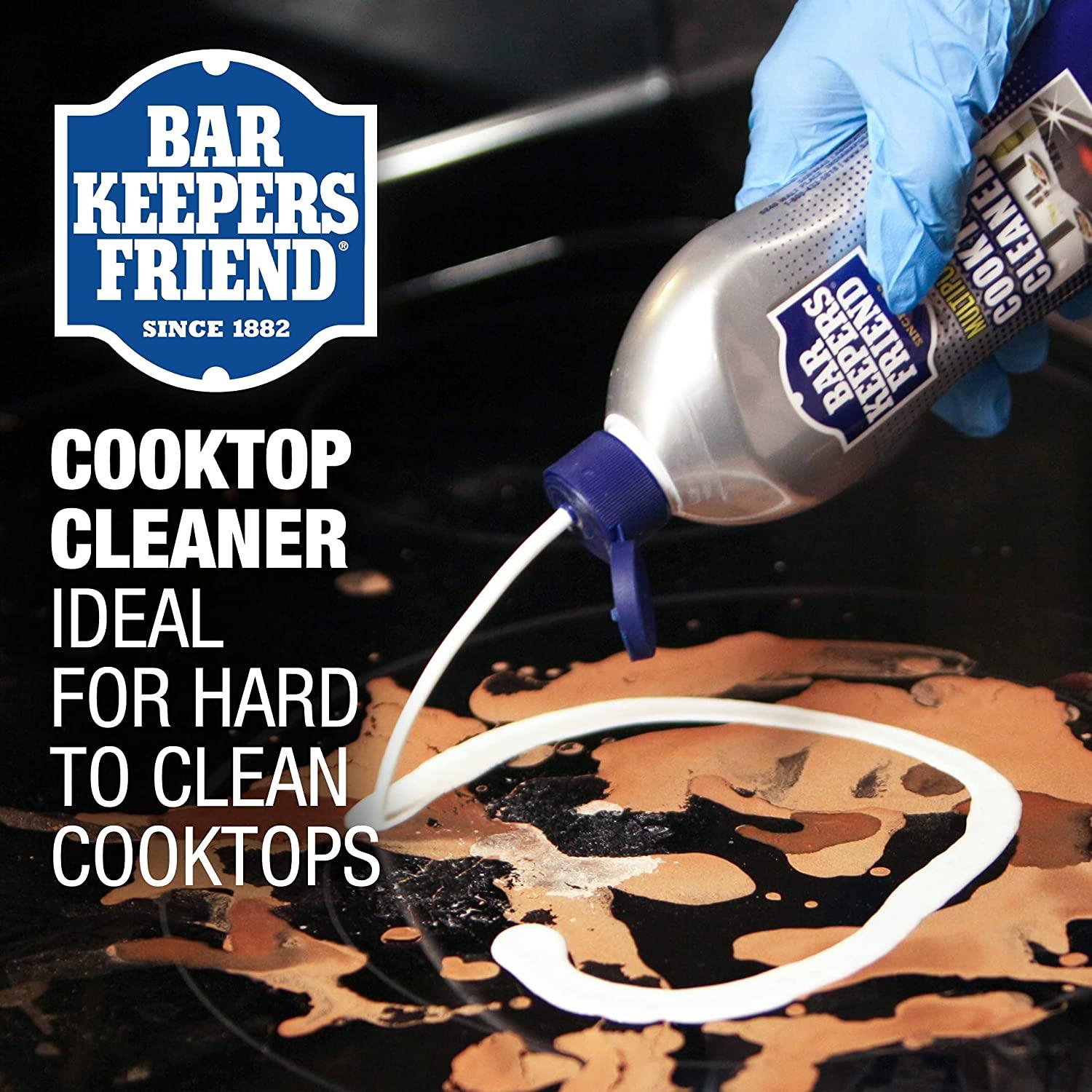 Bar Keepers Friend Cooktop Cleaning Bundle Cooktop Cleaner and
