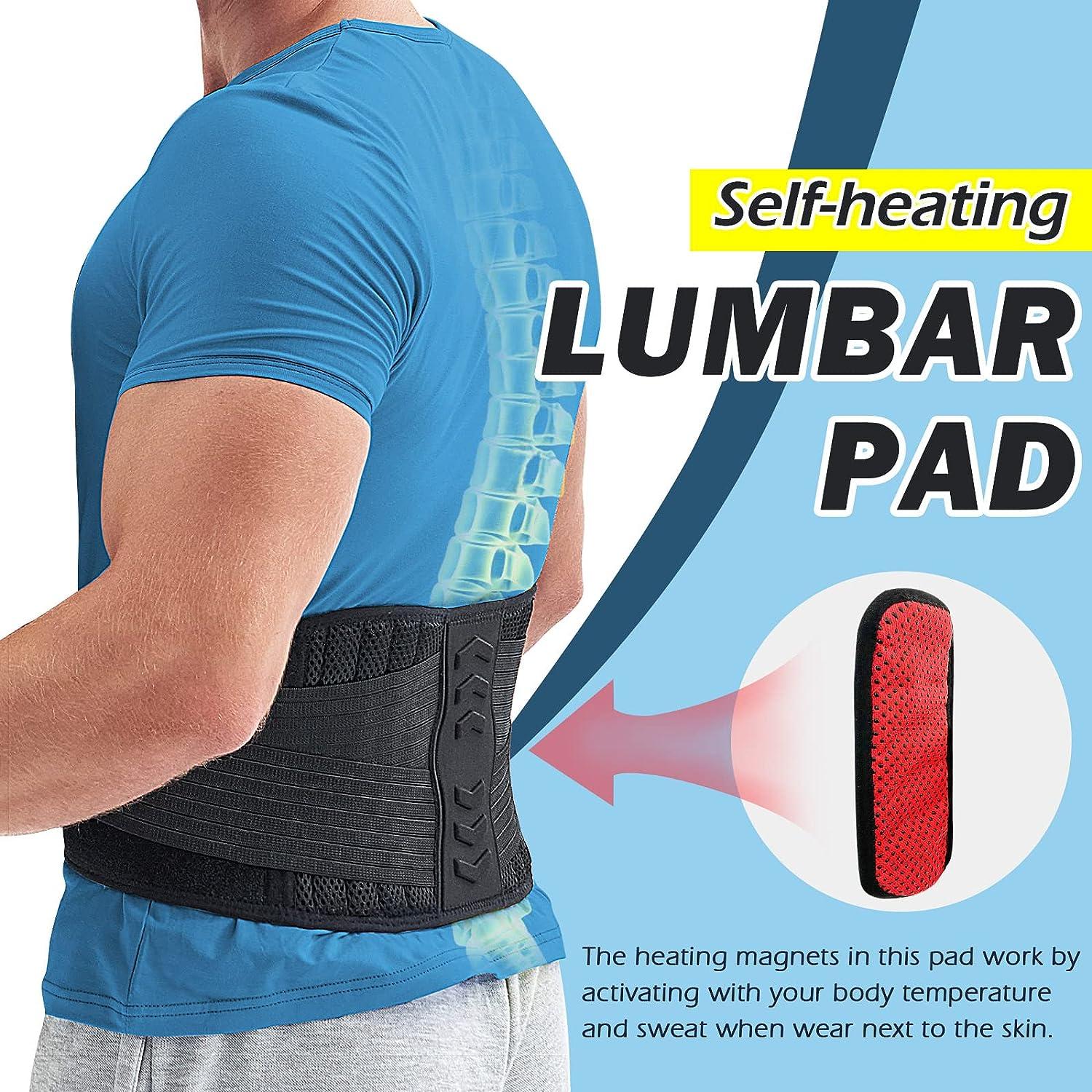 Back Brace for Lower Back Pain Relief Men Women Back Support Belt for Heavy  Lifting Sciatica Scoliosis Herniated Disc - Breathable Lumbar Support Brace  for Work(L 29.1''-35.4'' Waist) Large